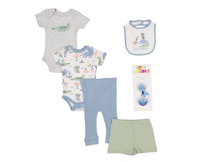 Foto 1 | Set de Pañaleros y Pantalón para Bebé Niño Baby Colors con Accesorios 6 Piezas