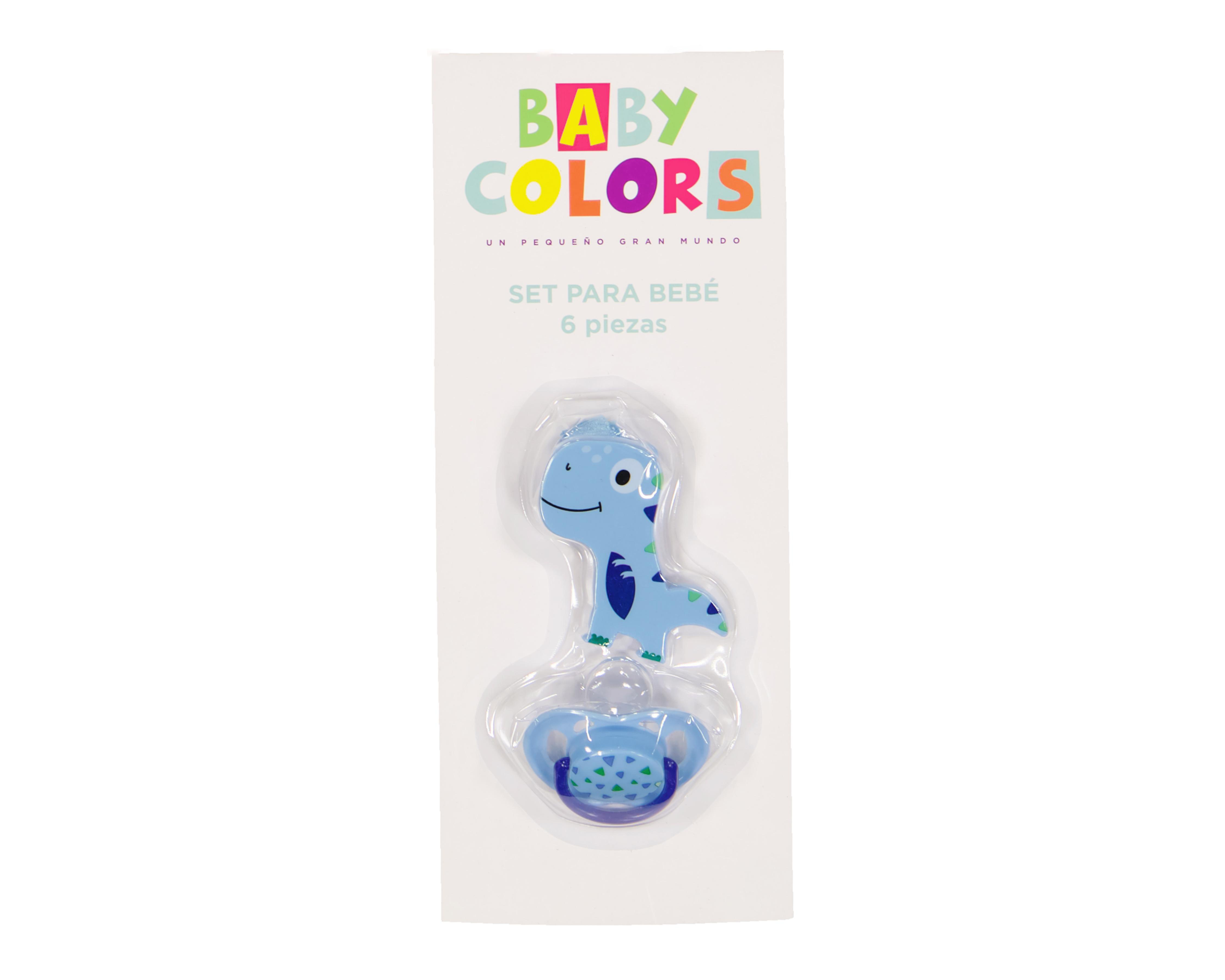 Foto 7 pulgar | Set de Pañaleros y Pantalón para Bebé Niño Baby Colors con Accesorios 6 Piezas