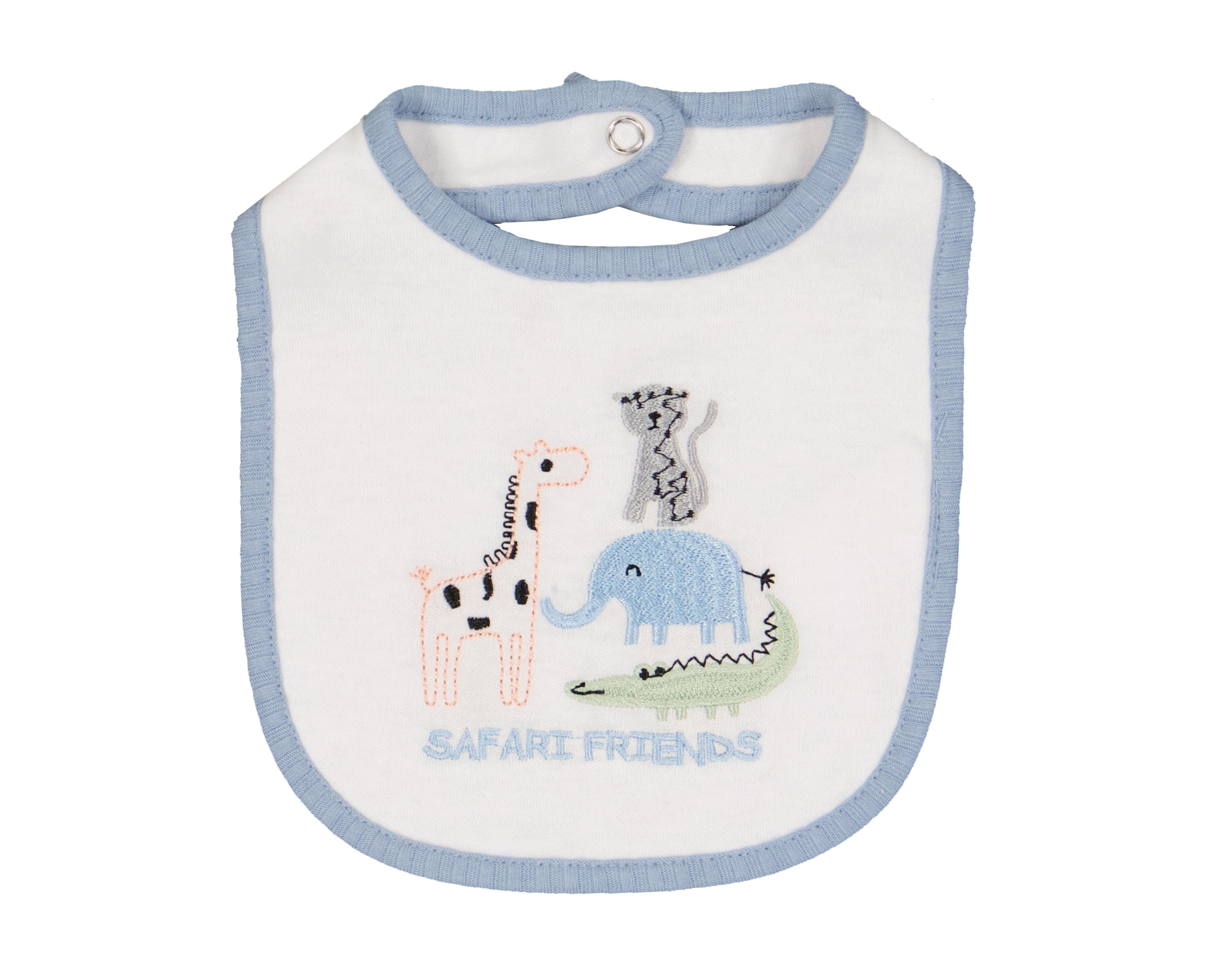 Foto 9 pulgar | Set de Pañaleros y Pantalón para Bebé Niño Baby Colors con Accesorios 6 Piezas