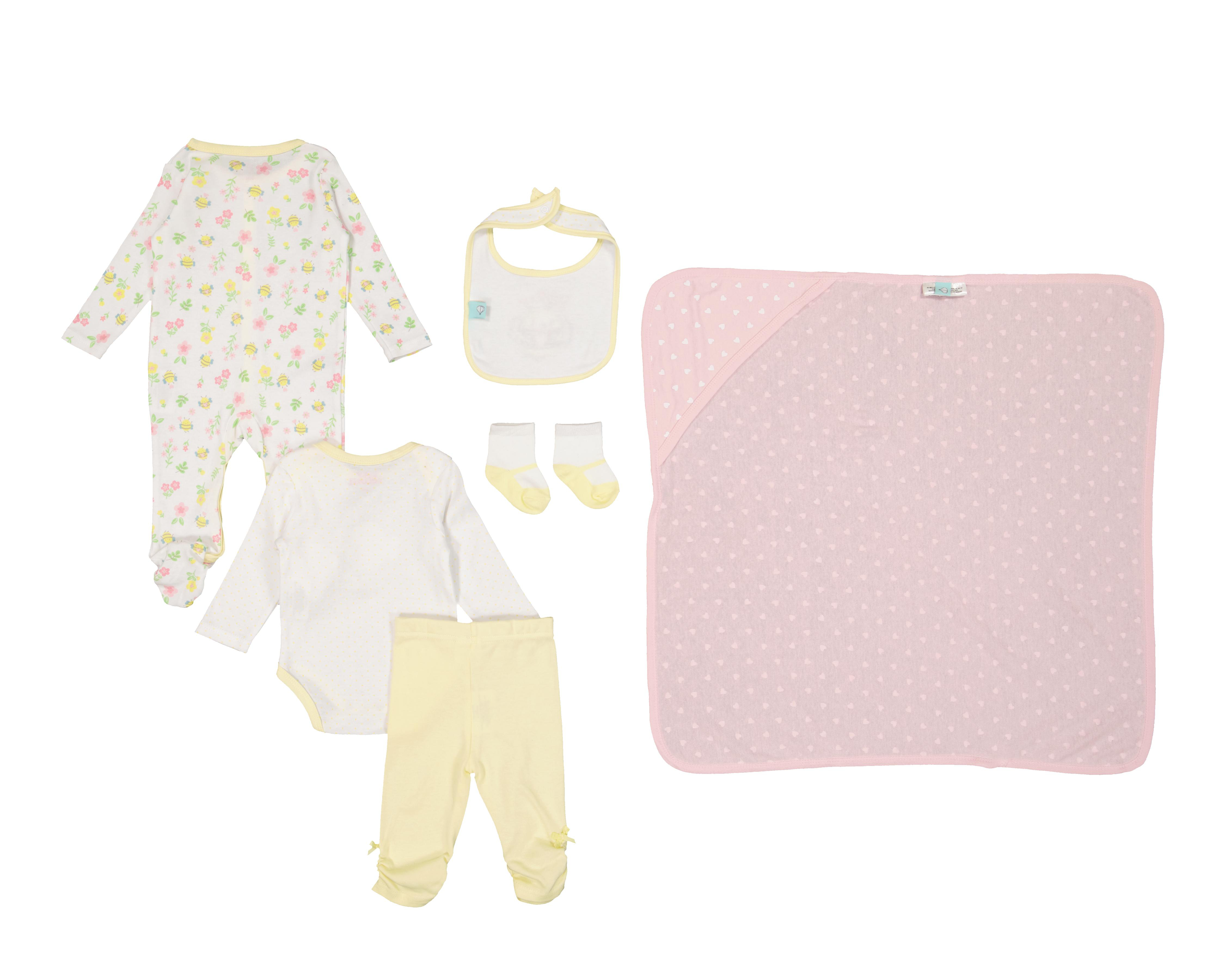 Foto 2 | Conjunto para Bebé Baby Colors de Algodón 6 Piezas