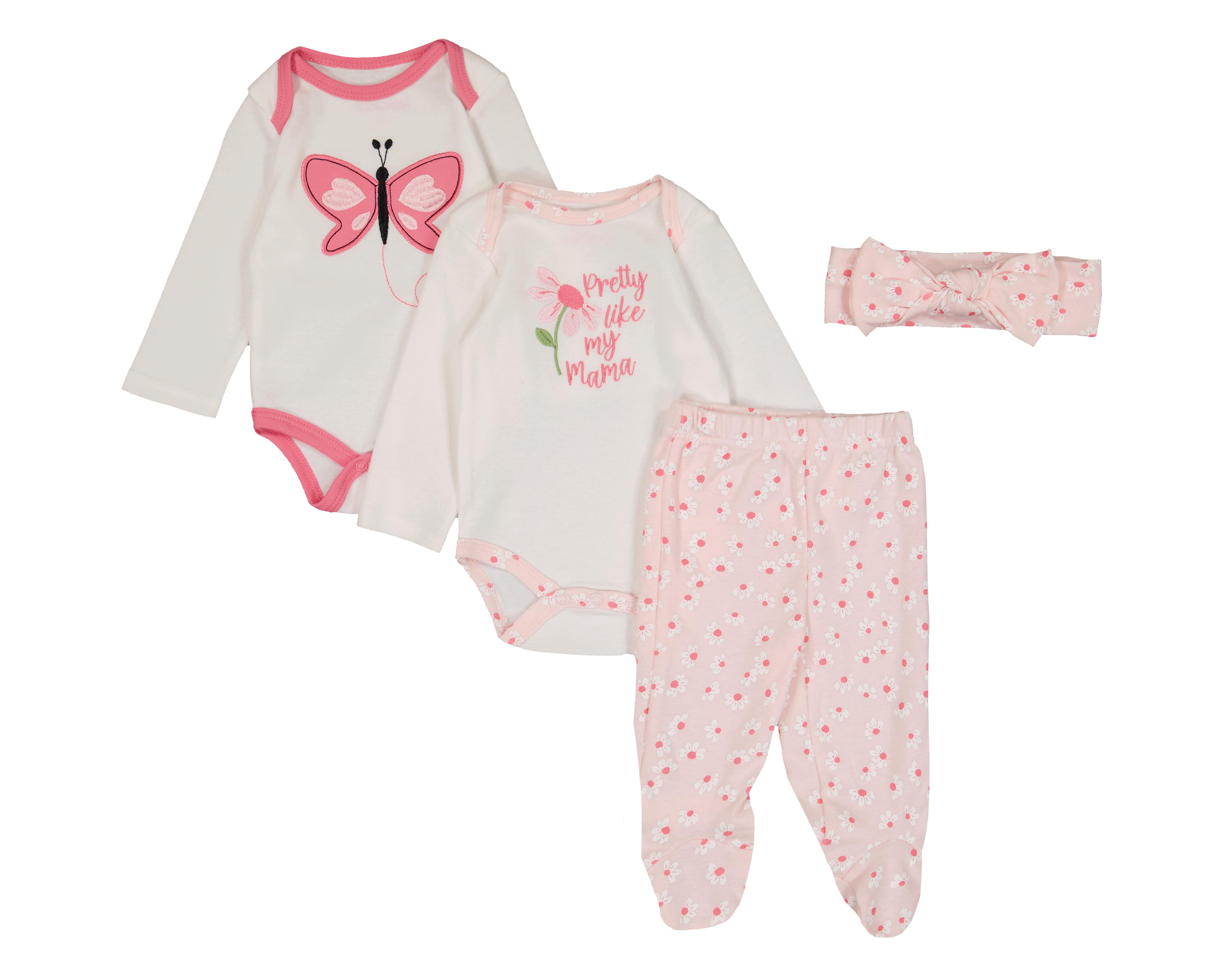 Foto 1 | Conjunto para Bebé Niña Baby Colors 4 Piezas