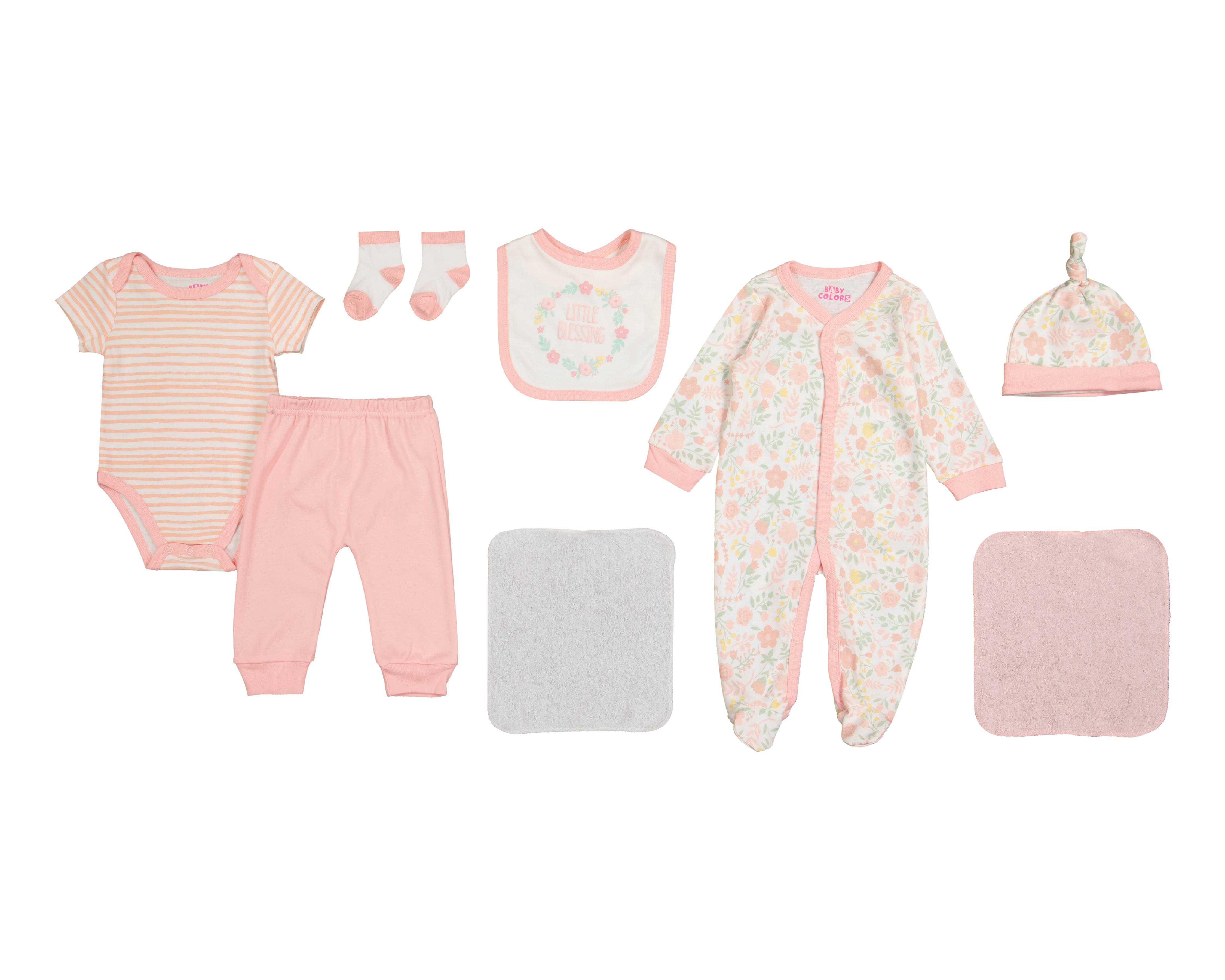 Foto 1 | Conjunto para Bebé Niña Baby Colors 8 Piezas