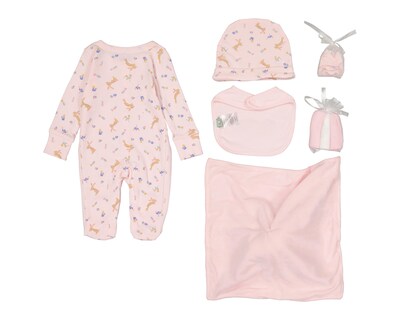 Foto 2 | Mameluco para Bebé Niña Baby Color con Accesorios 6 Piezas