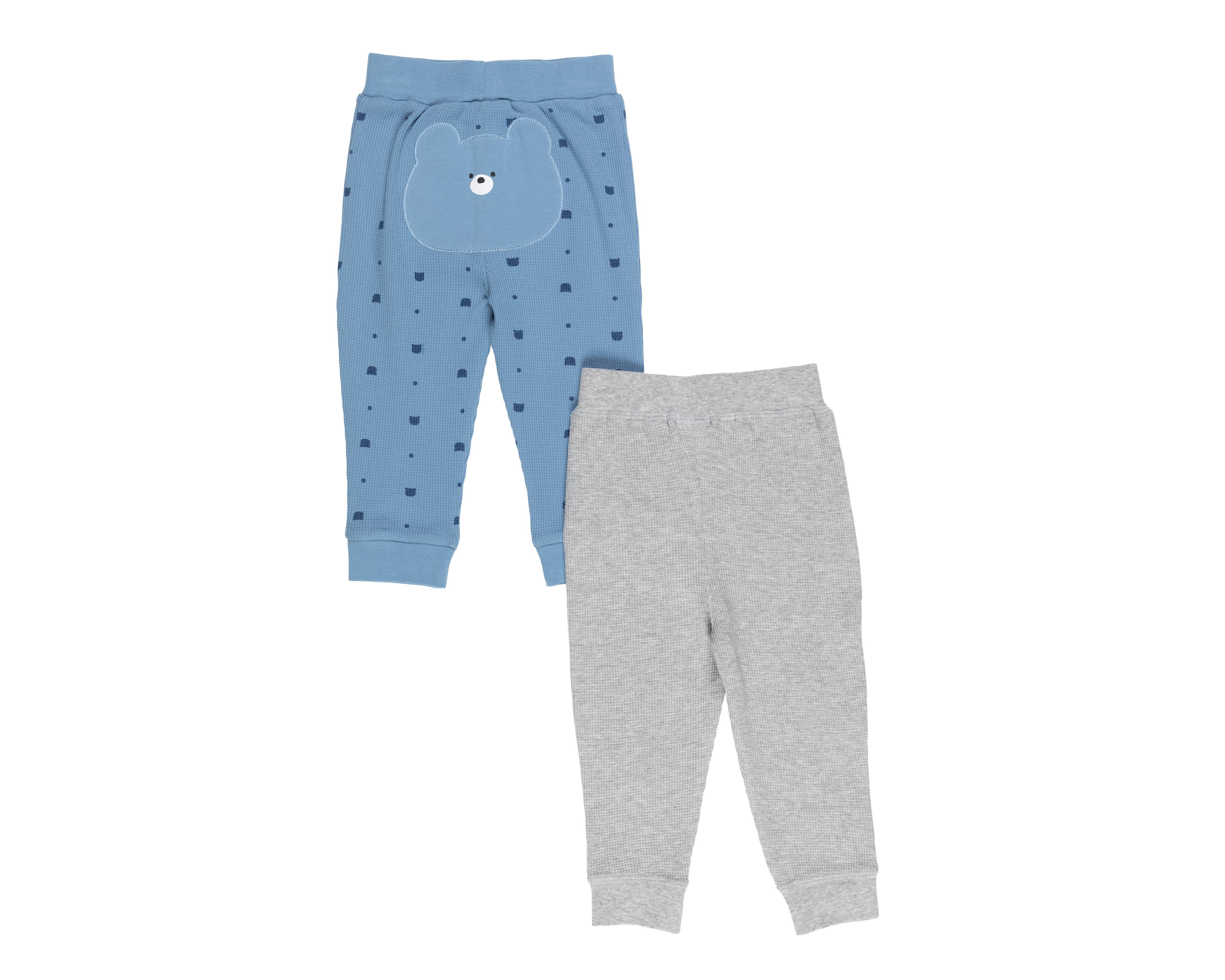 Foto 2 | Pantalón para Bebé Niño Baby Colors de Algodón 2 Piezas