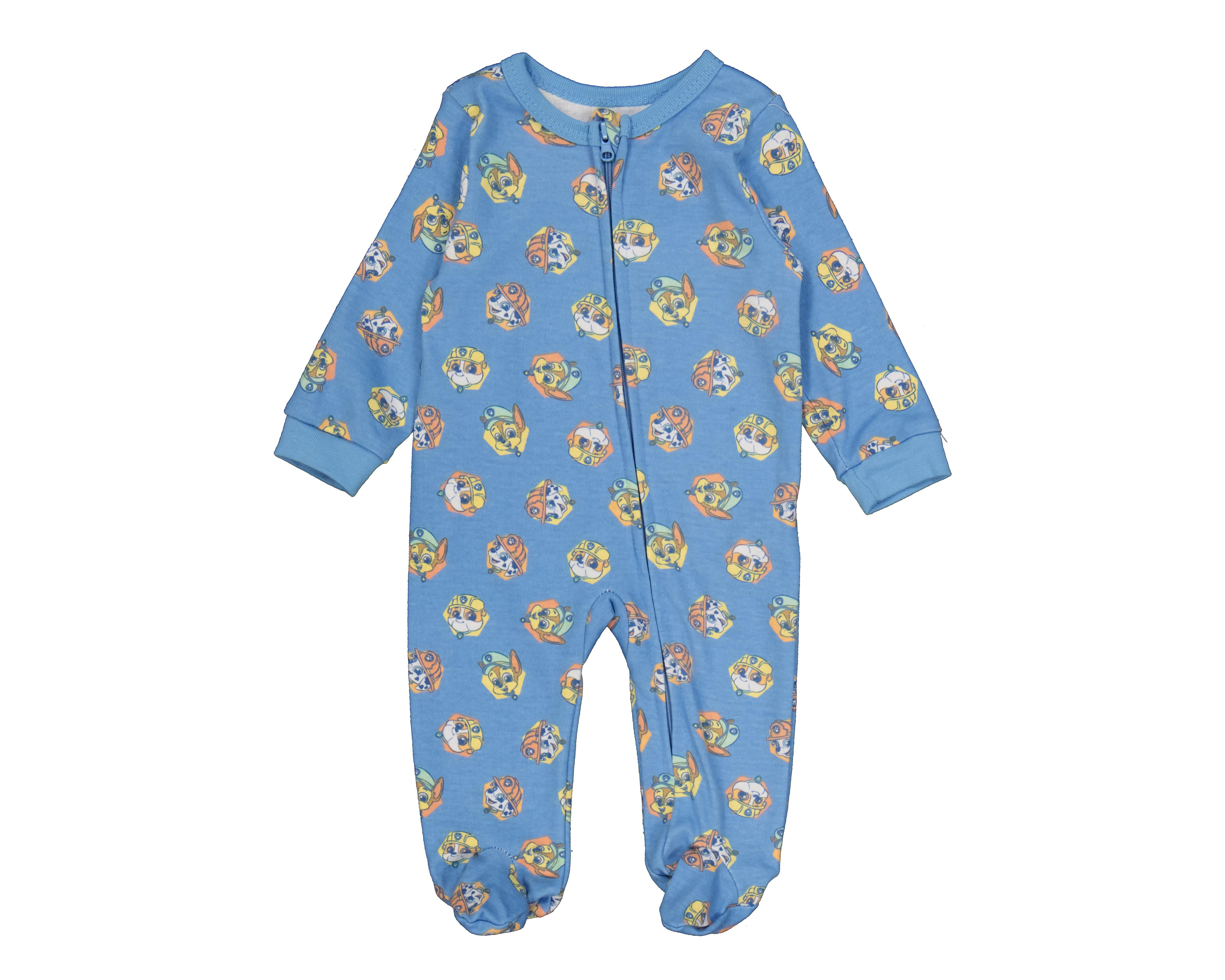 Foto 4 pulgar | Mameluco para Bebé Niño Paw Patrol con Babero 3 Piezas