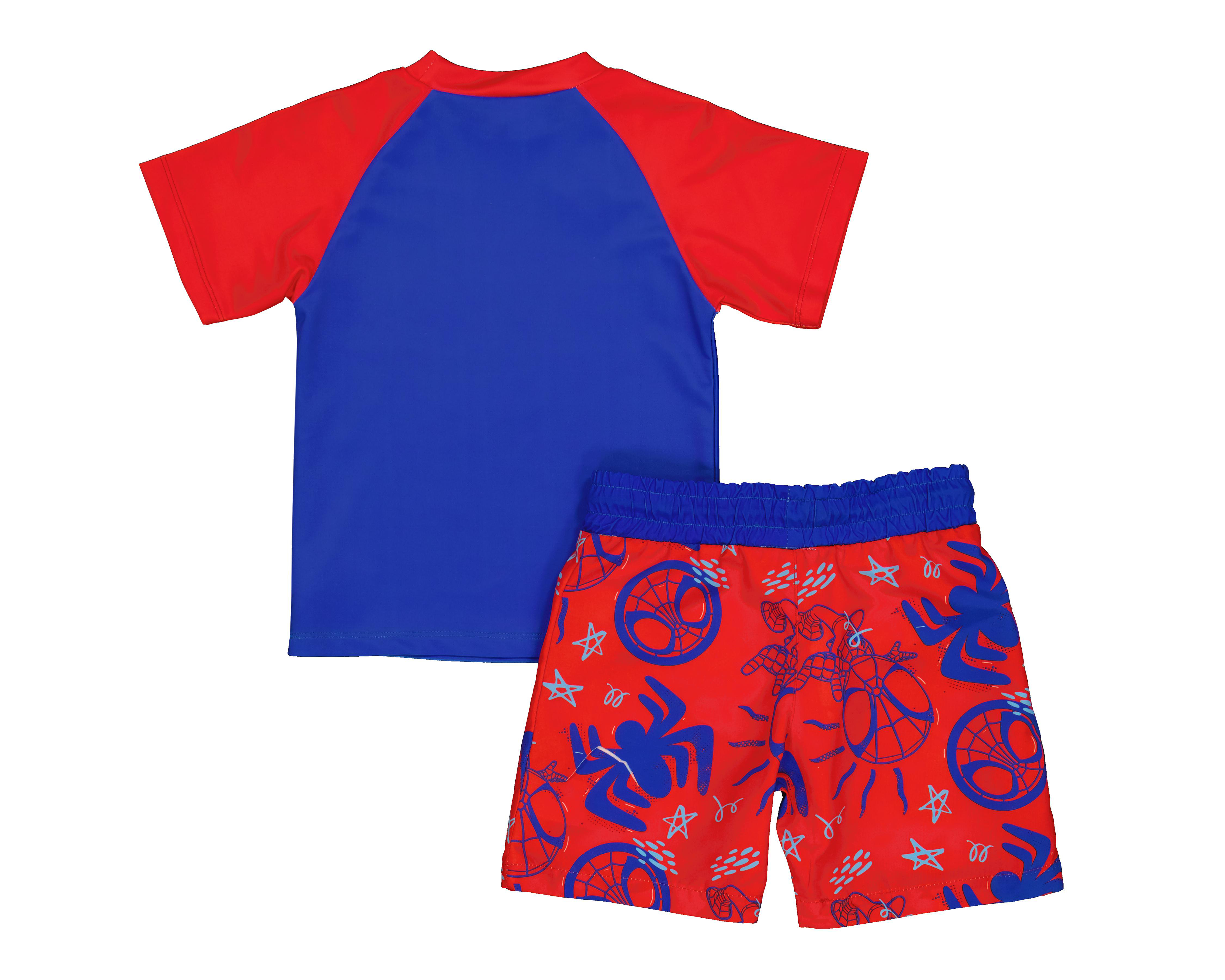 Foto 3 pulgar | Traje de Baño Spider-Man Estampado para Niño 2 Piezas