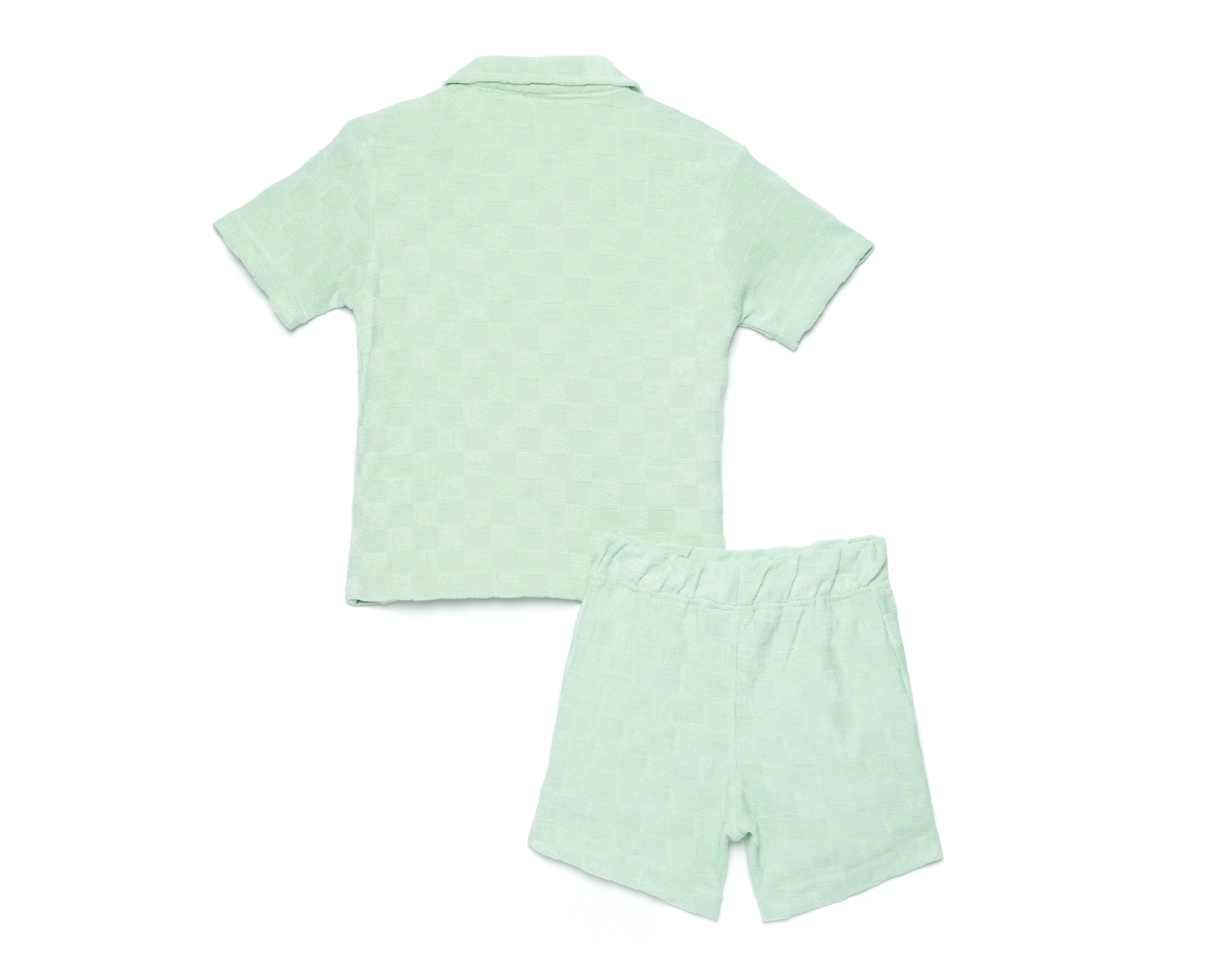Foto 3 pulgar | Short y Camisa para Bebé Niño Baby Colors