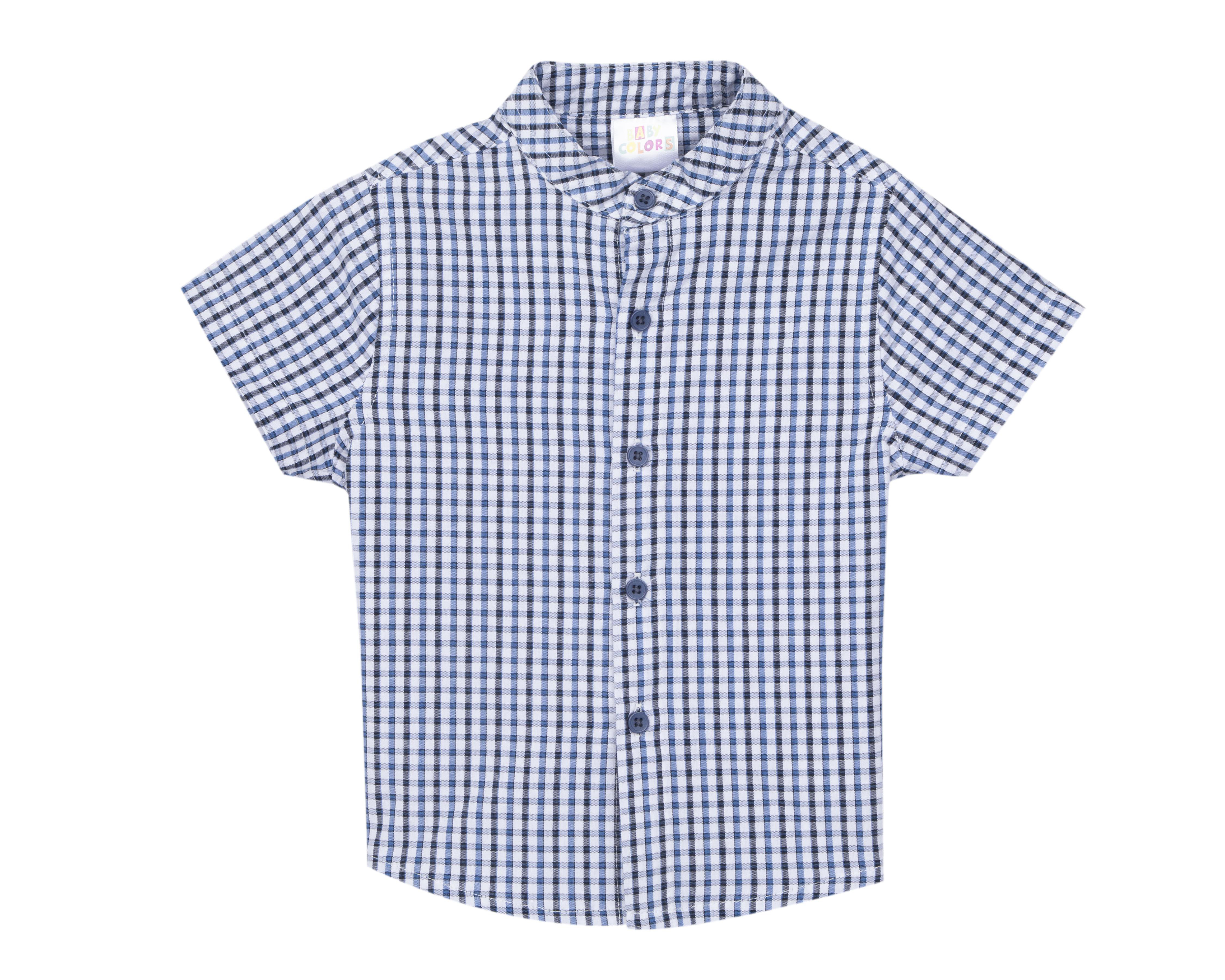 Foto 1 | Camisa para Bebé Niño Baby Colors de Algodón a Cuadros