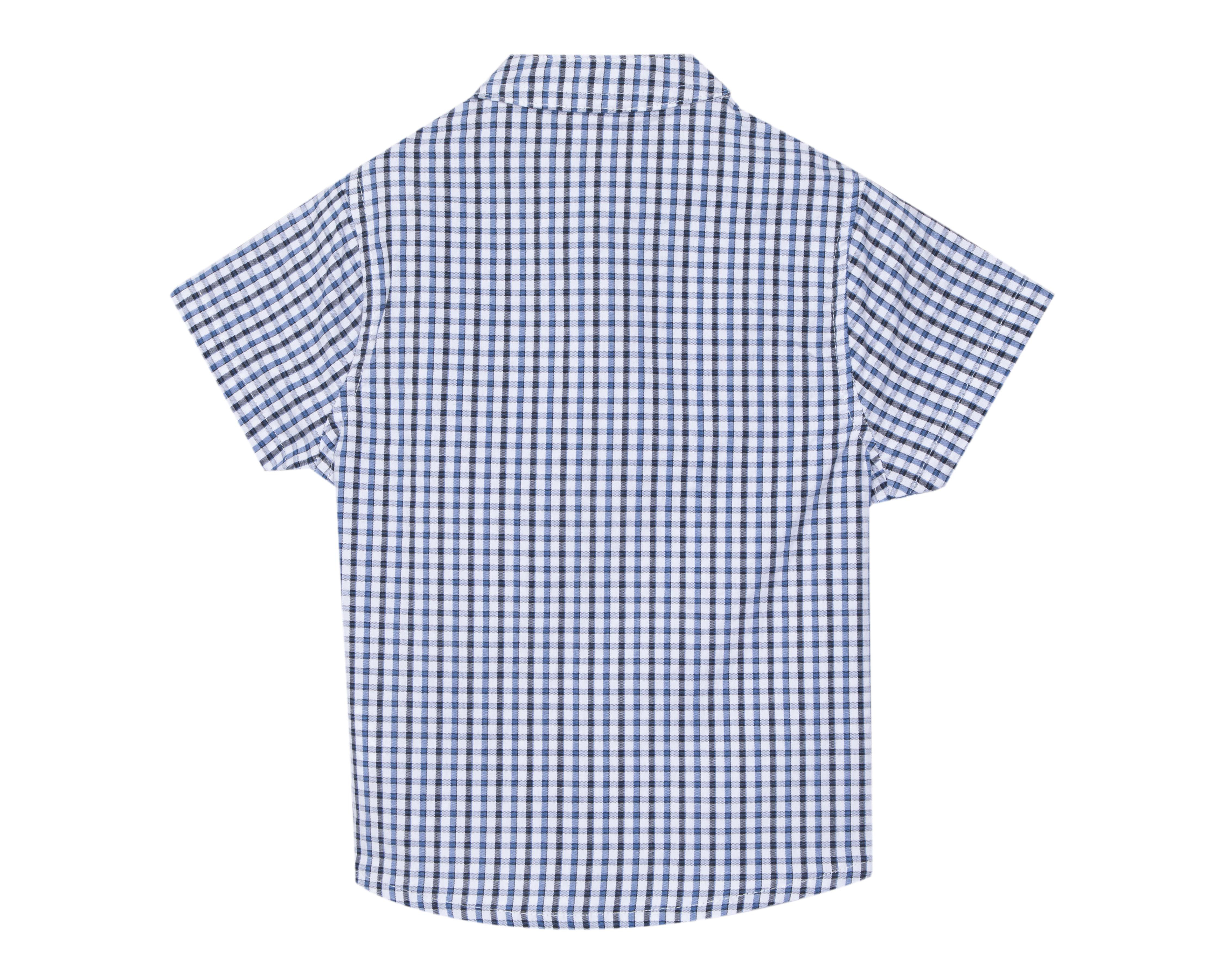 Foto 3 pulgar | Camisa para Bebé Niño Baby Colors de Algodón a Cuadros