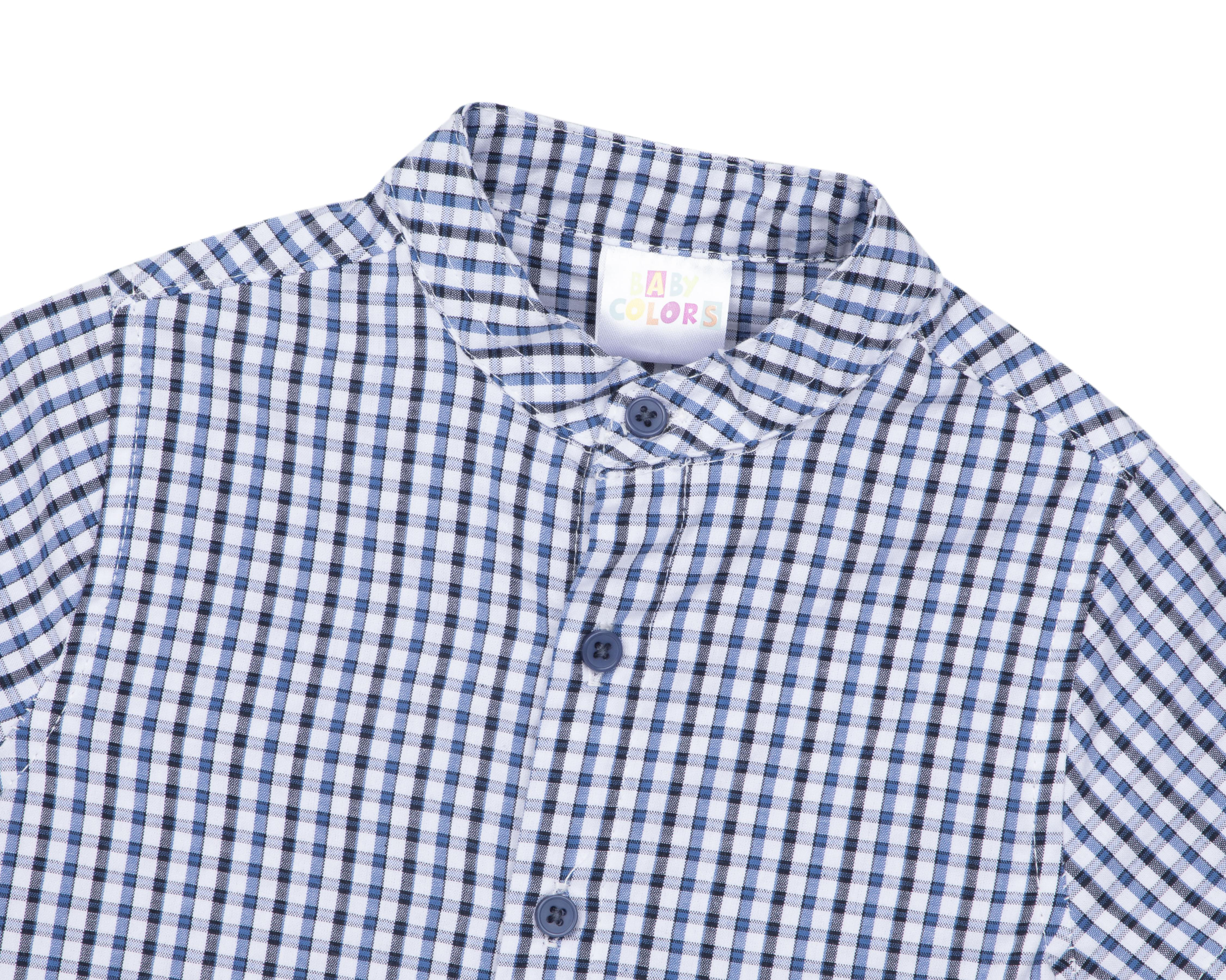 Foto 4 pulgar | Camisa para Bebé Niño Baby Colors de Algodón a Cuadros