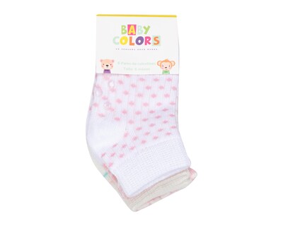 Foto 3 | Calcetines para Bebé Niña Baby Colors 6 Pares