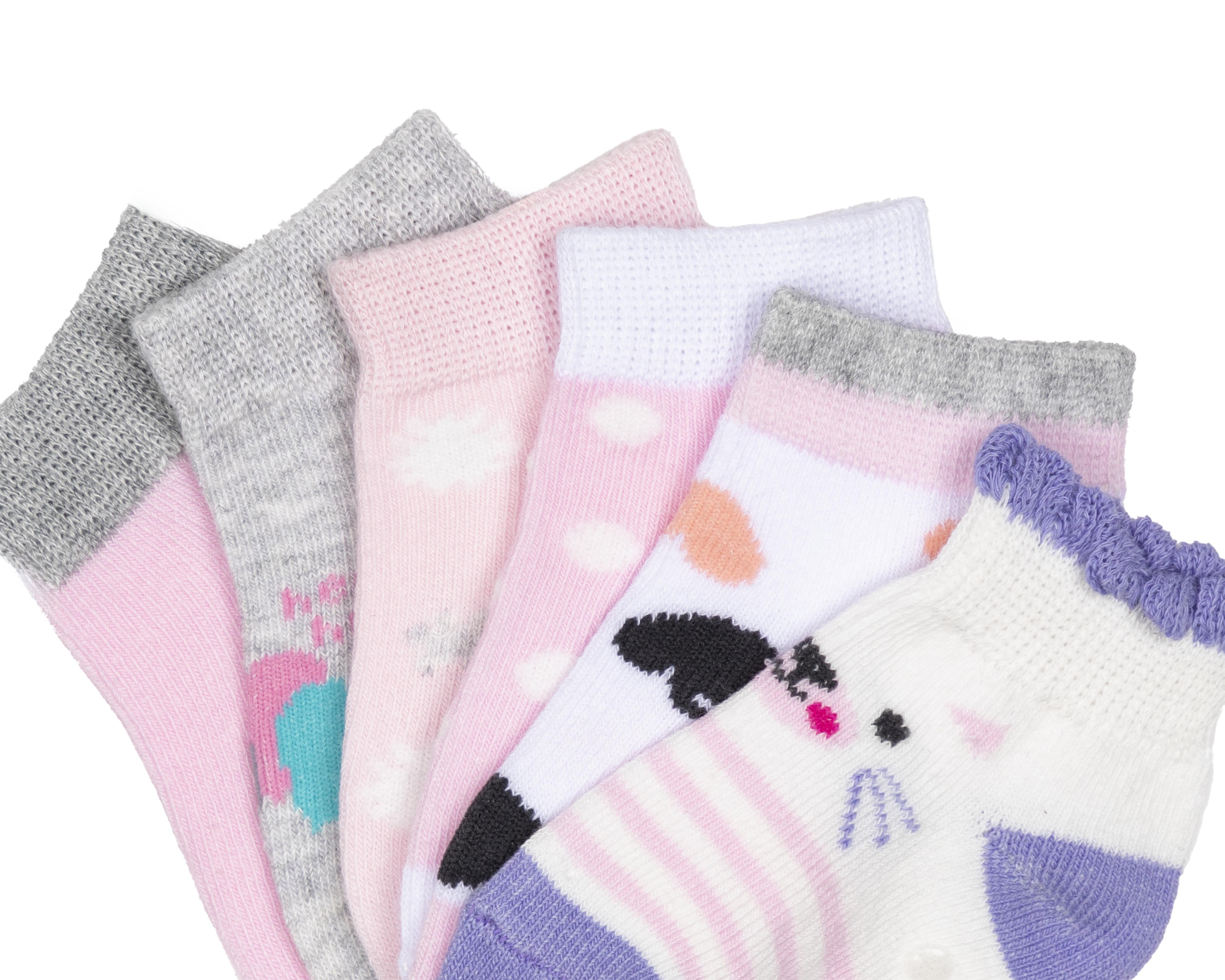 Foto 2 | Calcetines para Bebé Niña Baby Colors 6 Pares