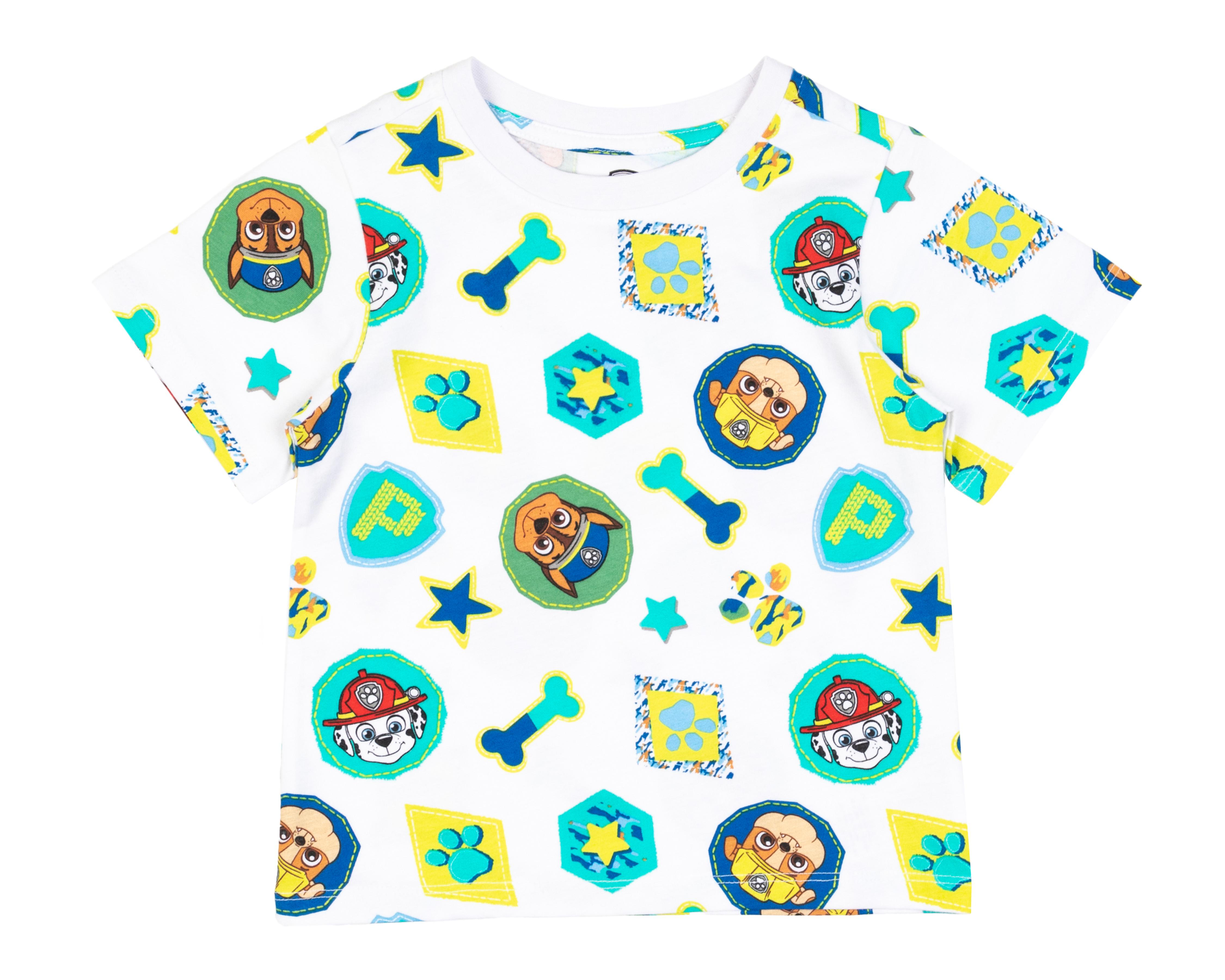 Foto 2 pulgar | Playera para Bebé Paw Patrol de Algodón Estampada