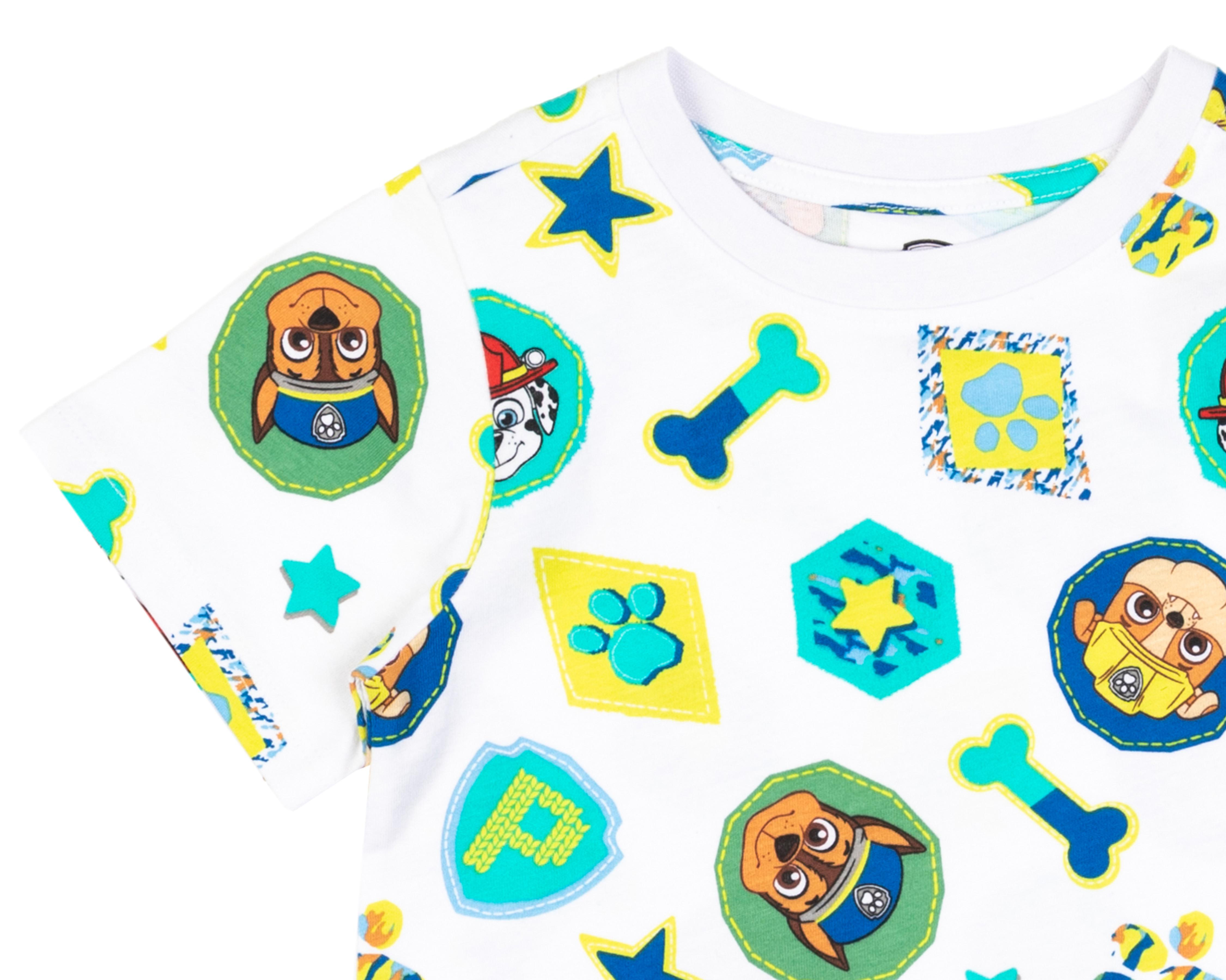 Foto 4 pulgar | Playera para Bebé Paw Patrol de Algodón Estampada