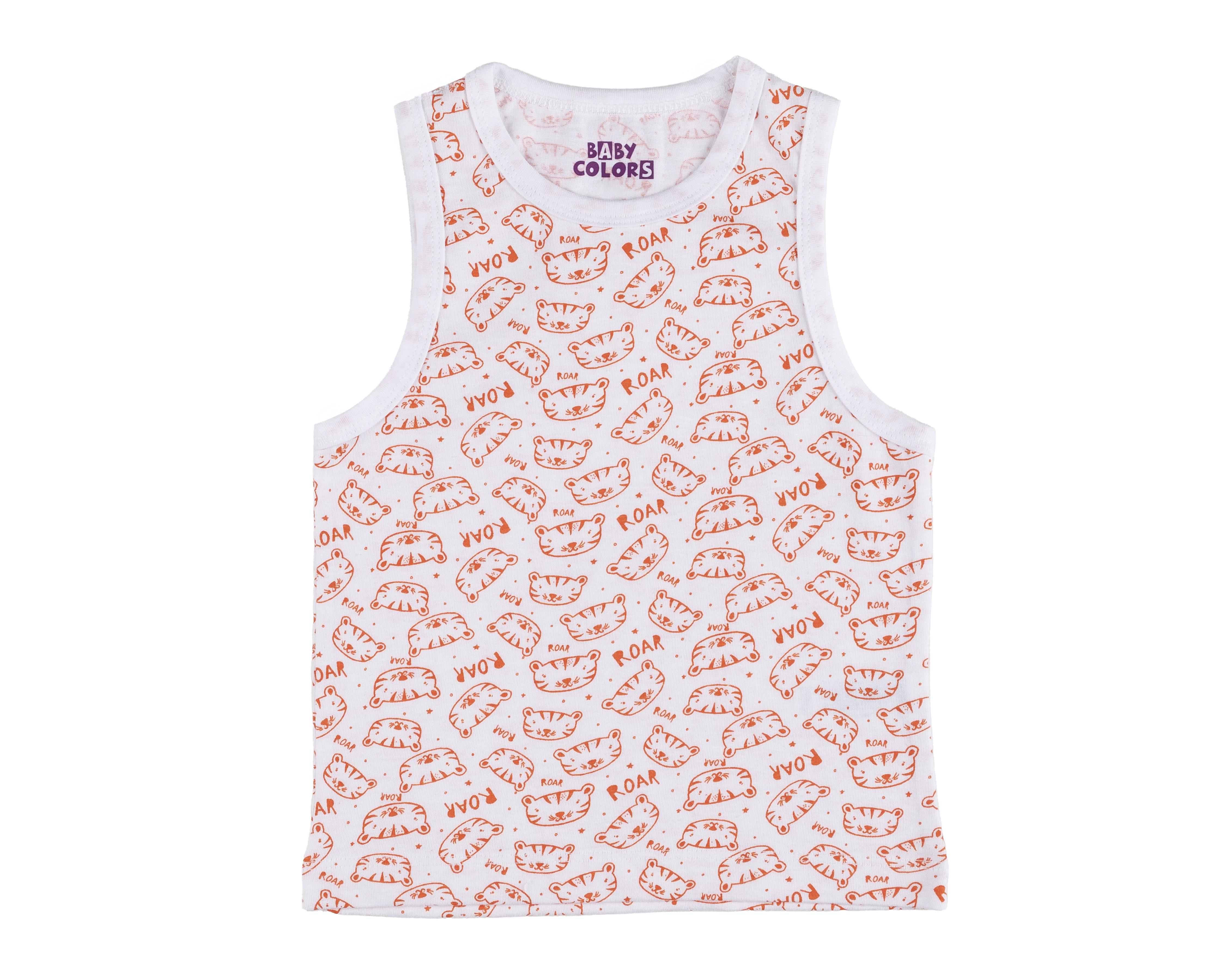 Foto 4 pulgar | Camiseta Interior Baby Colors para Bebé Niño 3 Piezas