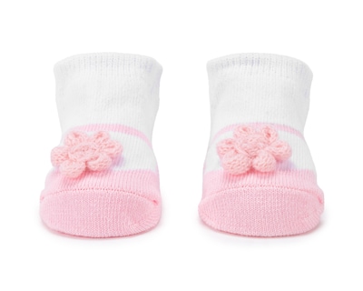 Foto 4 | Calcetines para Bebé Niña Baby Colors 3 Pares con Tiara