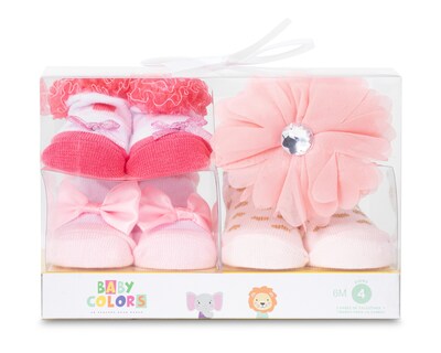 Foto 1 | Calcetas Baby Colors con Flor para Bebé Niña 3 Pares