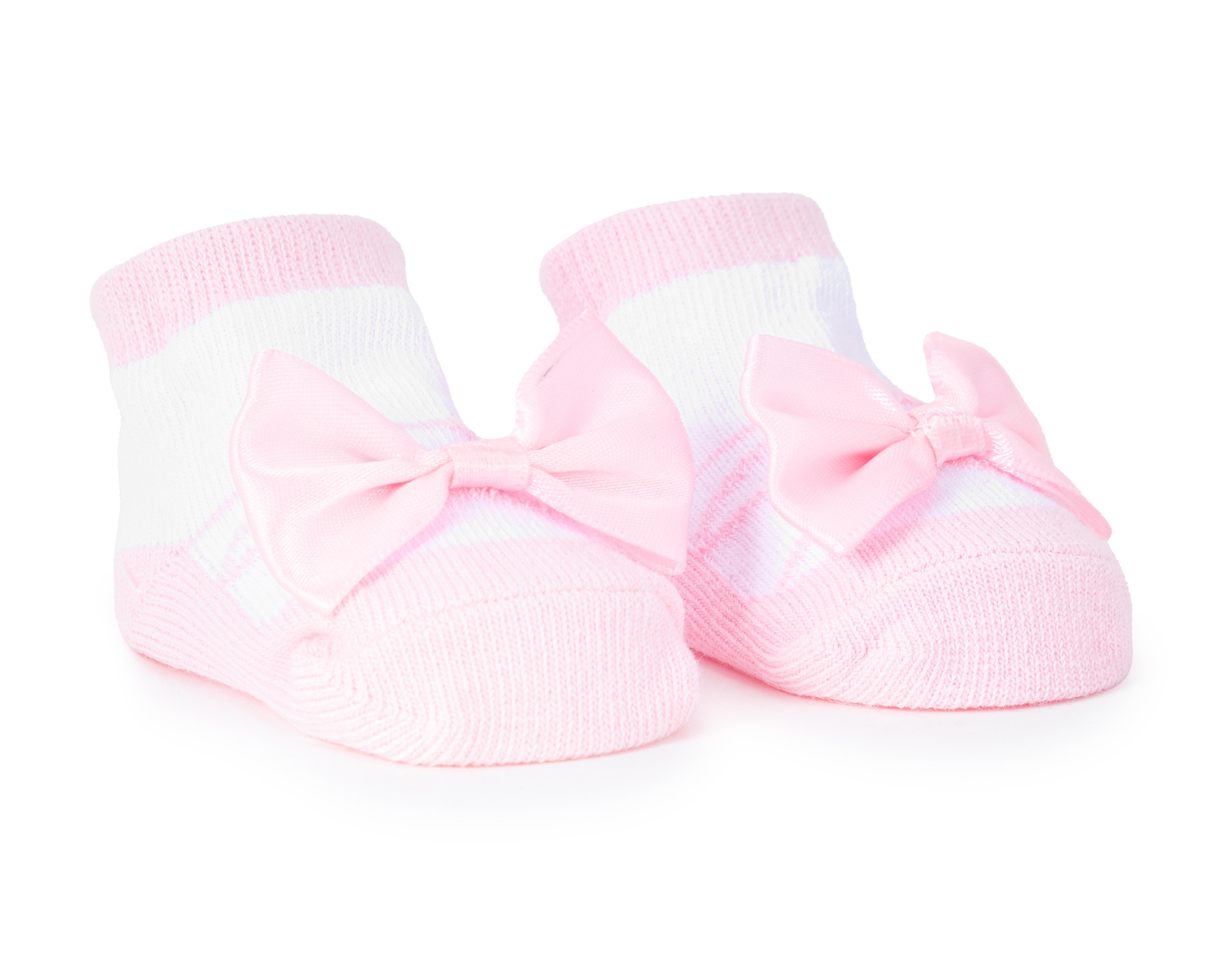Foto 4 pulgar | Calcetas Baby Colors con Flor para Bebé Niña 3 Pares