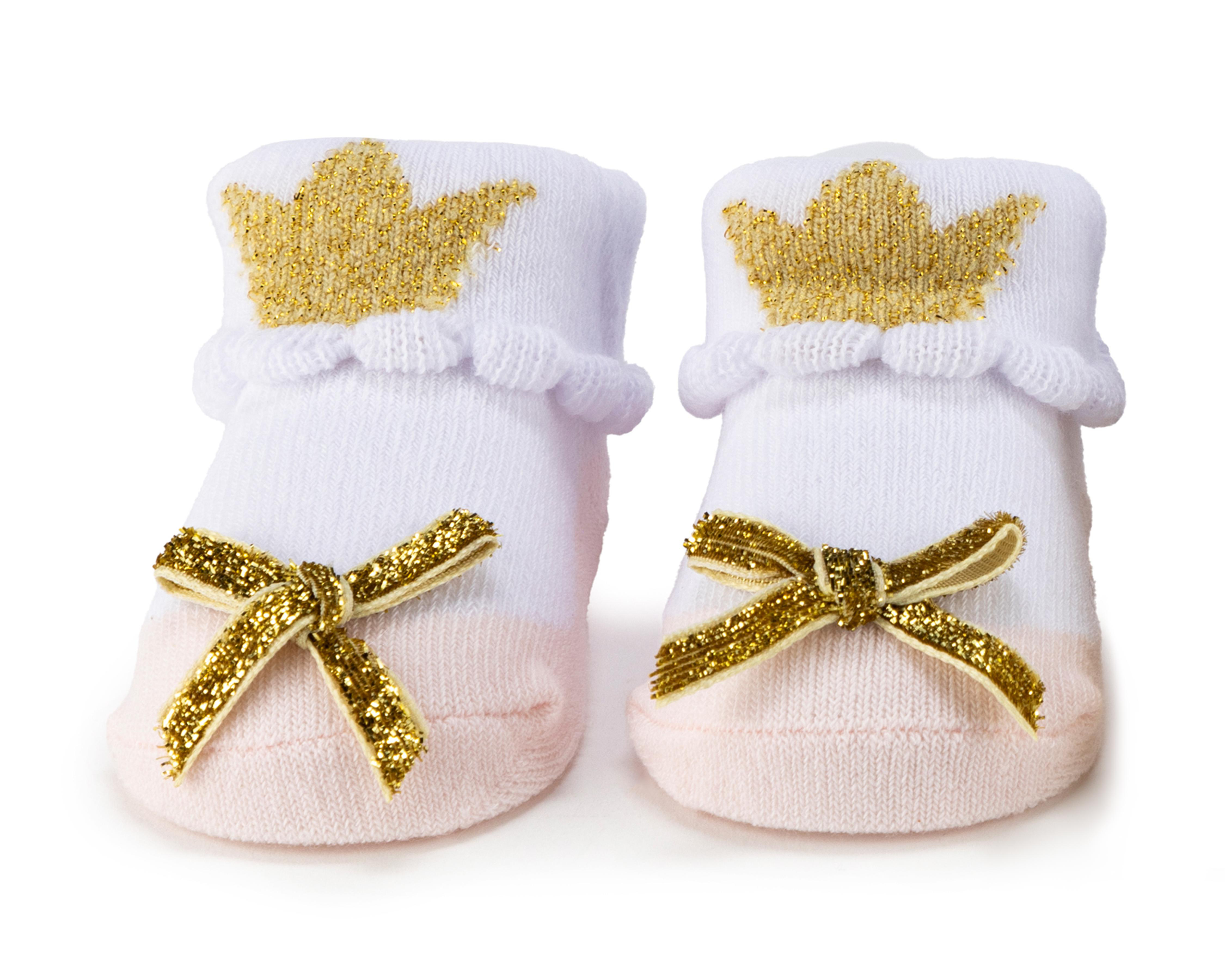 Foto 4 pulgar | Calcetas Baby Colors para Bebé Niña 3 Pares
