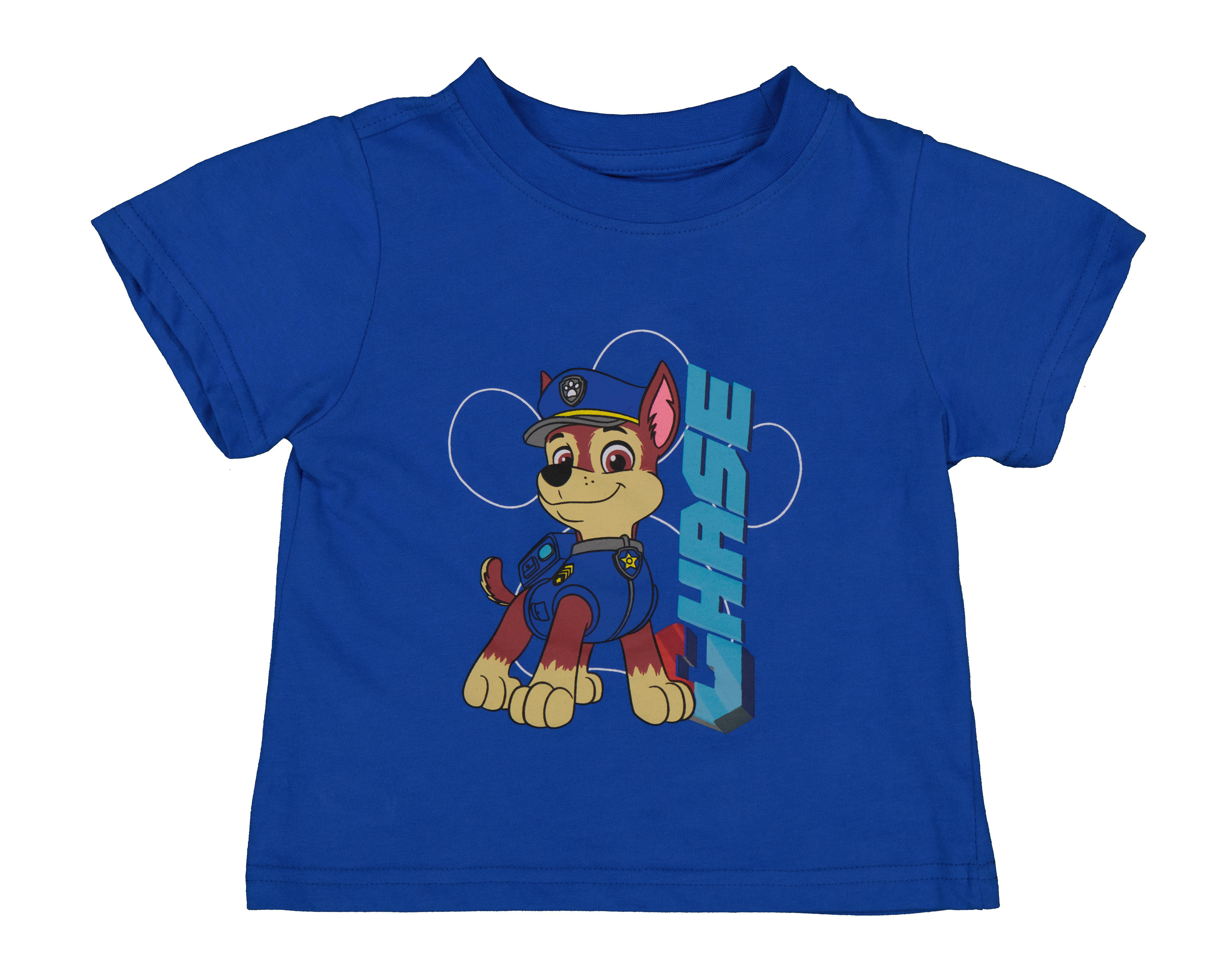 Foto 2 pulgar | Playera para Bebé Niño Paw Patrol de Algodón Manga Corta