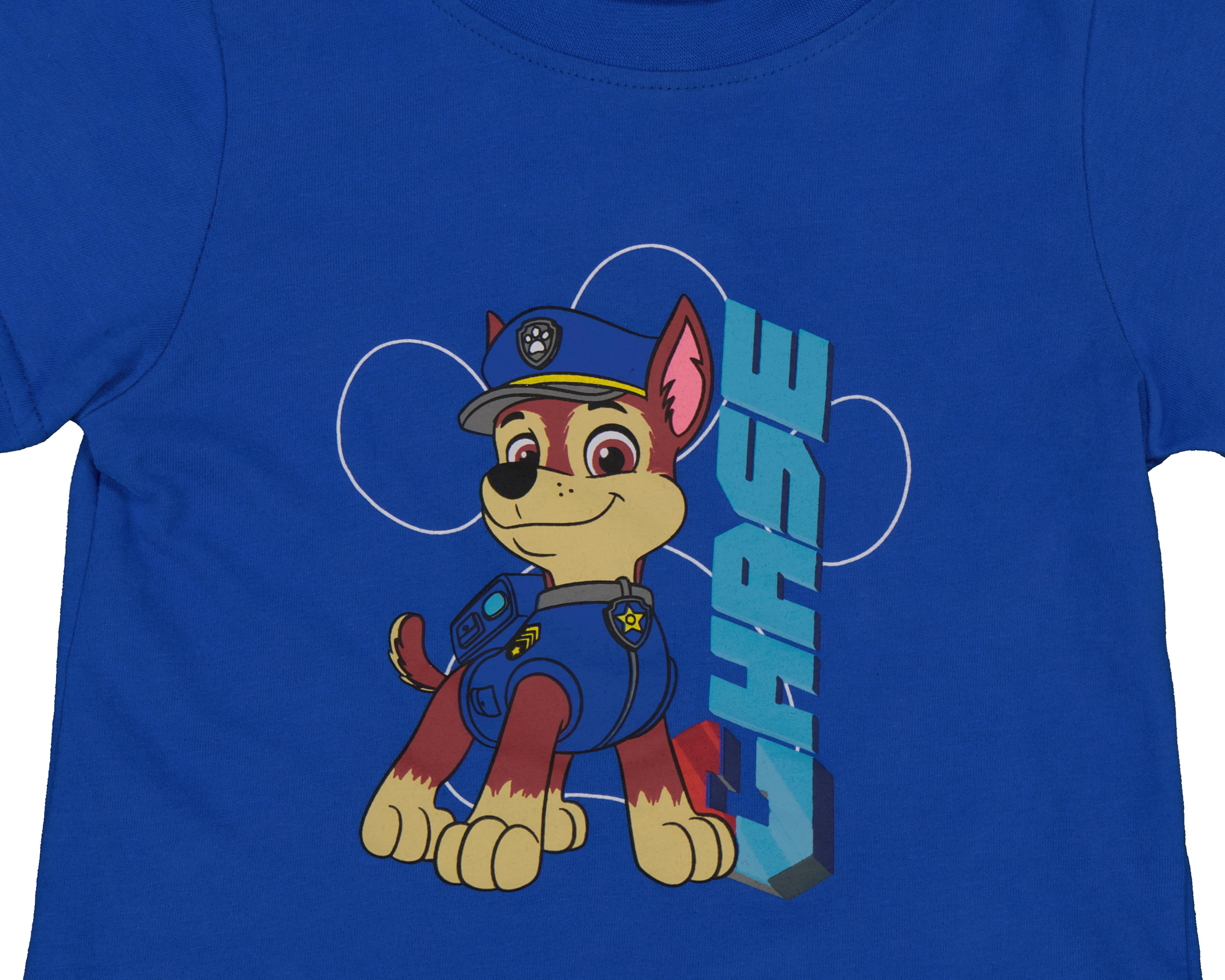 Foto 4 pulgar | Playera para Bebé Niño Paw Patrol de Algodón Manga Corta