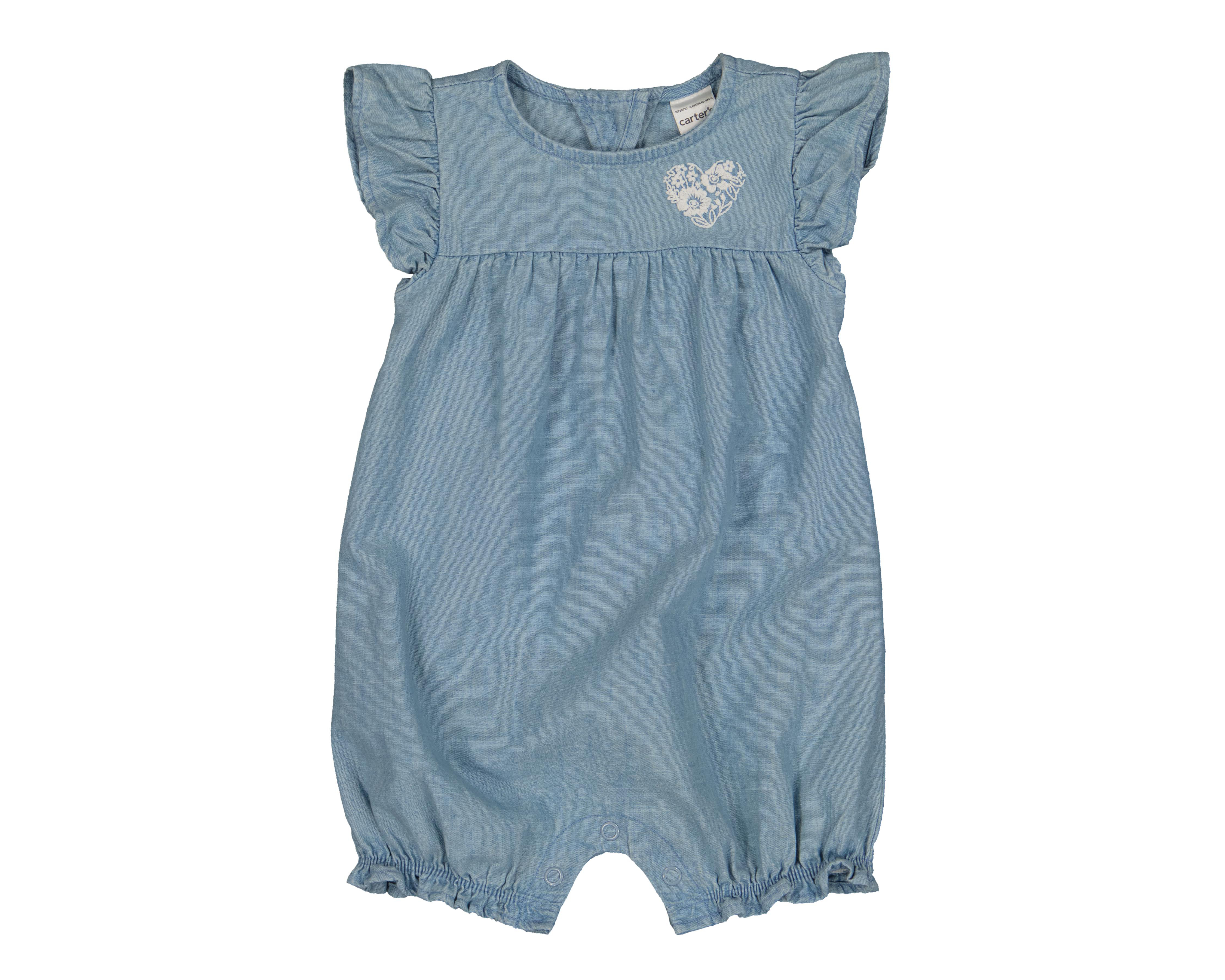 Foto 1 | Jumper para Bebé Niña Carter's de Algodón Azul