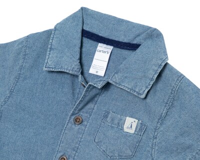 Foto 3 | Jumper para Bebé Niña Carter's de Algodón Azul