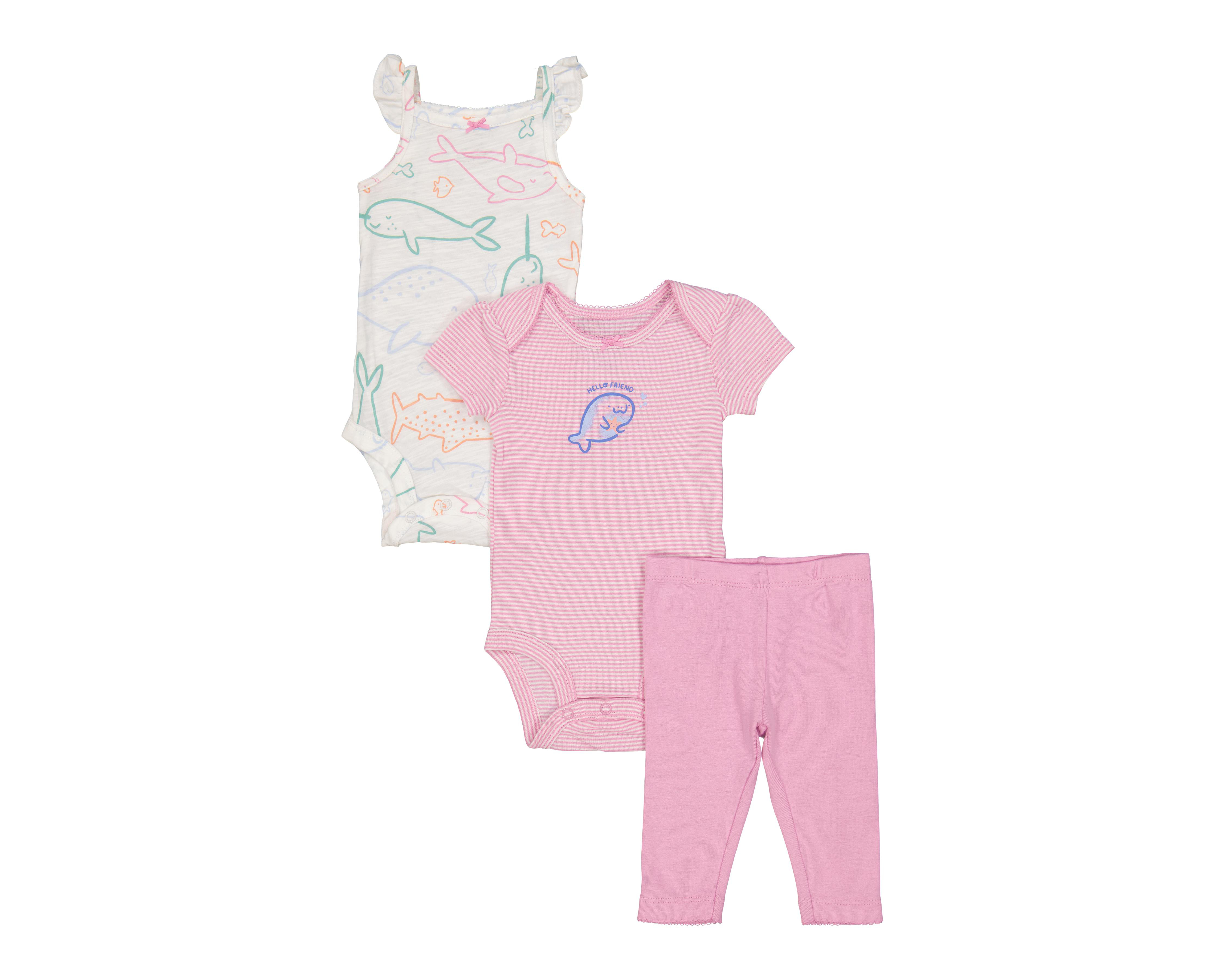 Foto 1 | Conjunto para Bebé Niña Carter's 3 Piezas