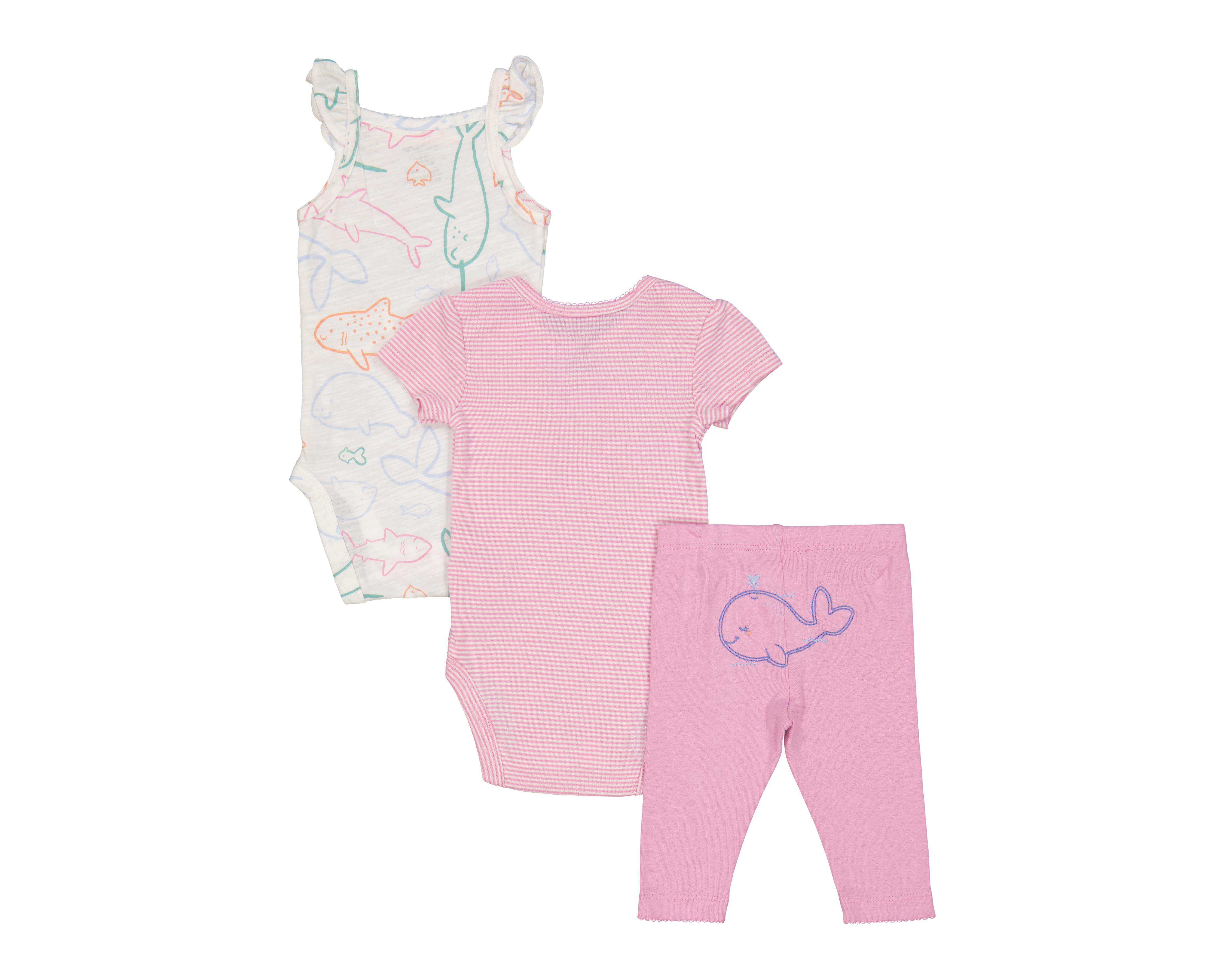 Foto 2 | Conjunto para Bebé Niña Carter's 3 Piezas
