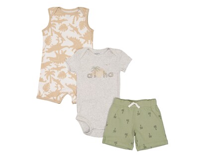 Foto 1 | Pañalero para Bebé Niño Carter's de Algodón 3 Piezas