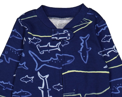 Foto 3 | Mameluco para Bebé Niño Carter's de Algodón Azul