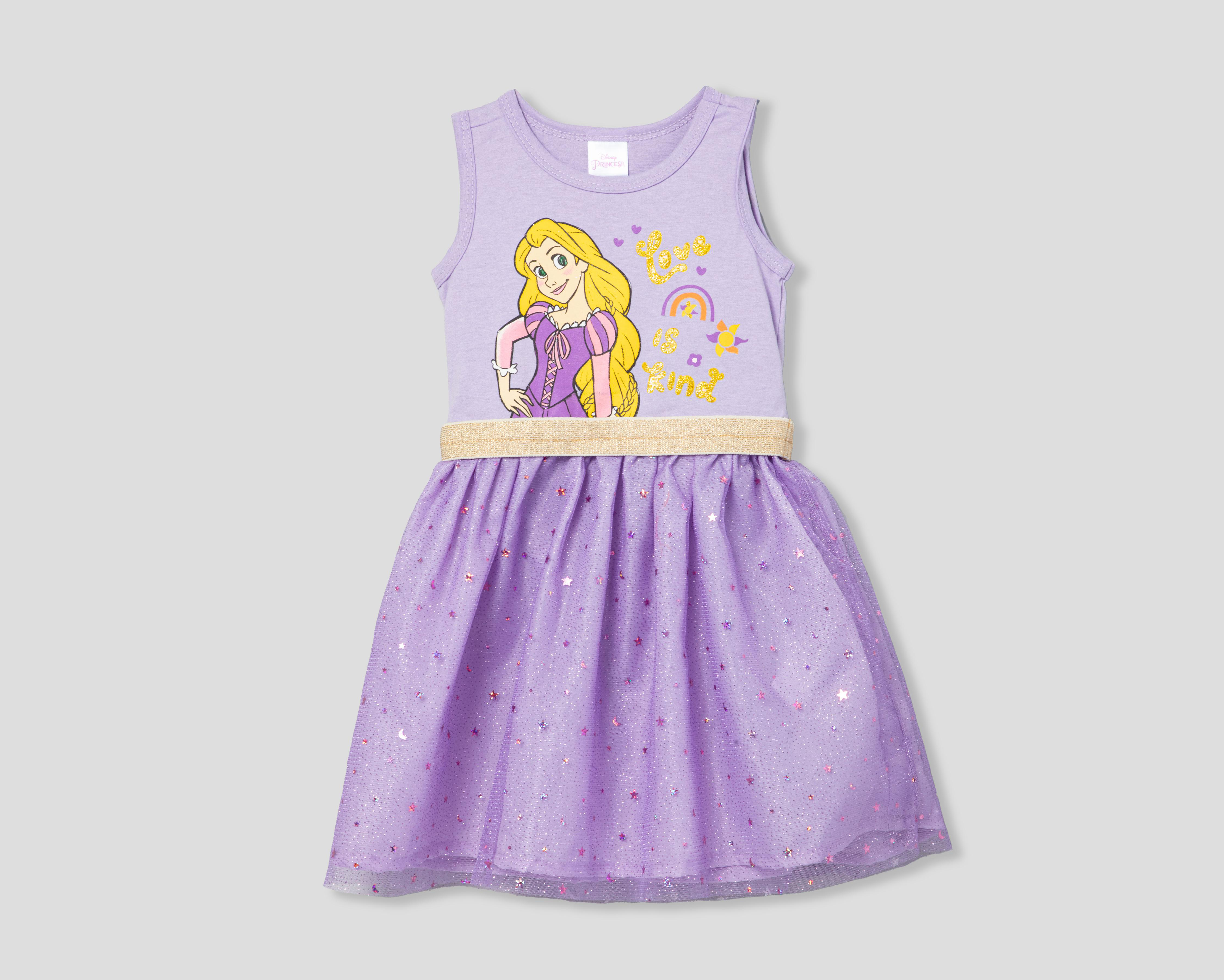 Vestido Lila Disney Baby Rapunzel para Niña