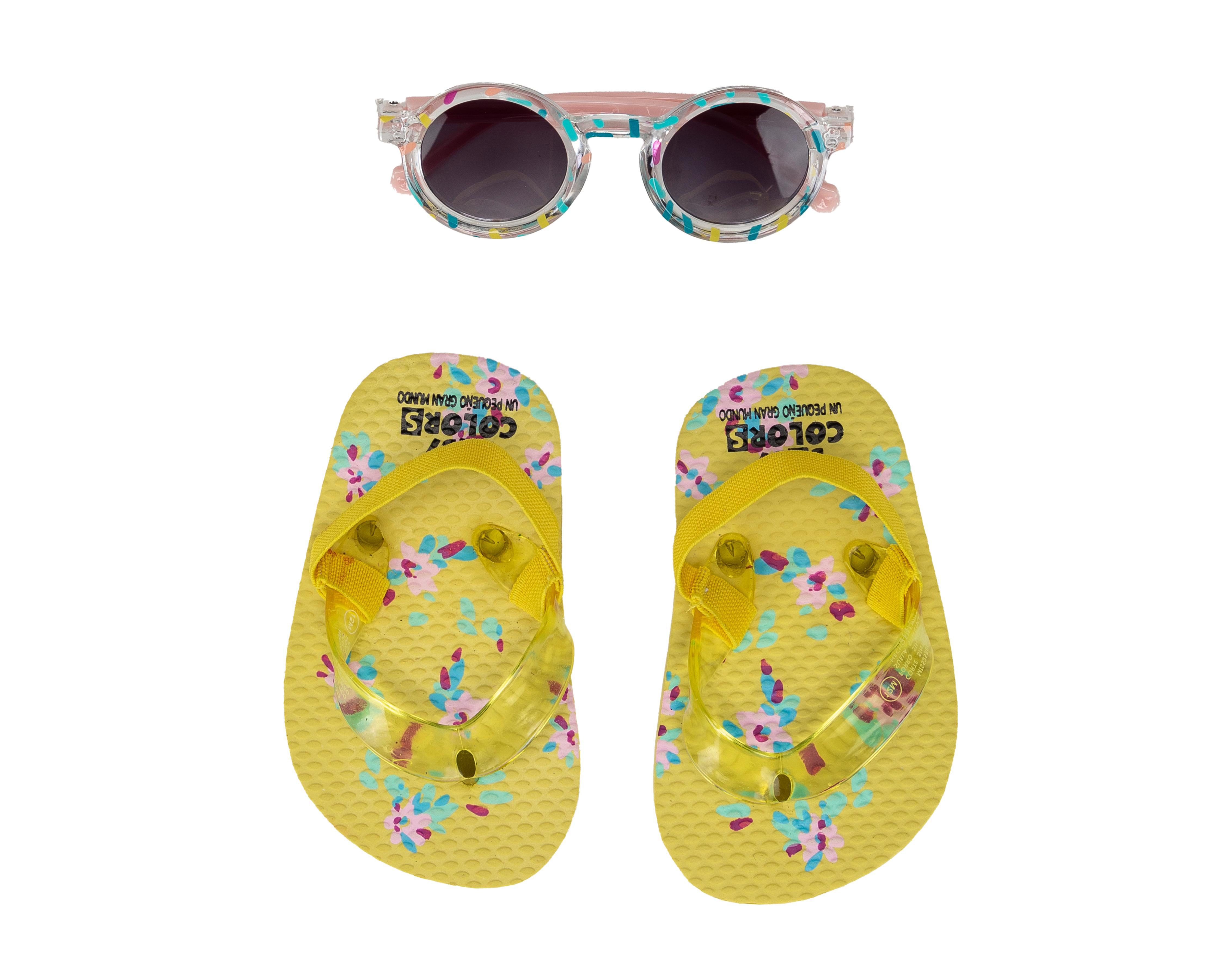 Foto 2 pulgar | Sandalias de Playa Baby Colors para Bebé Niña