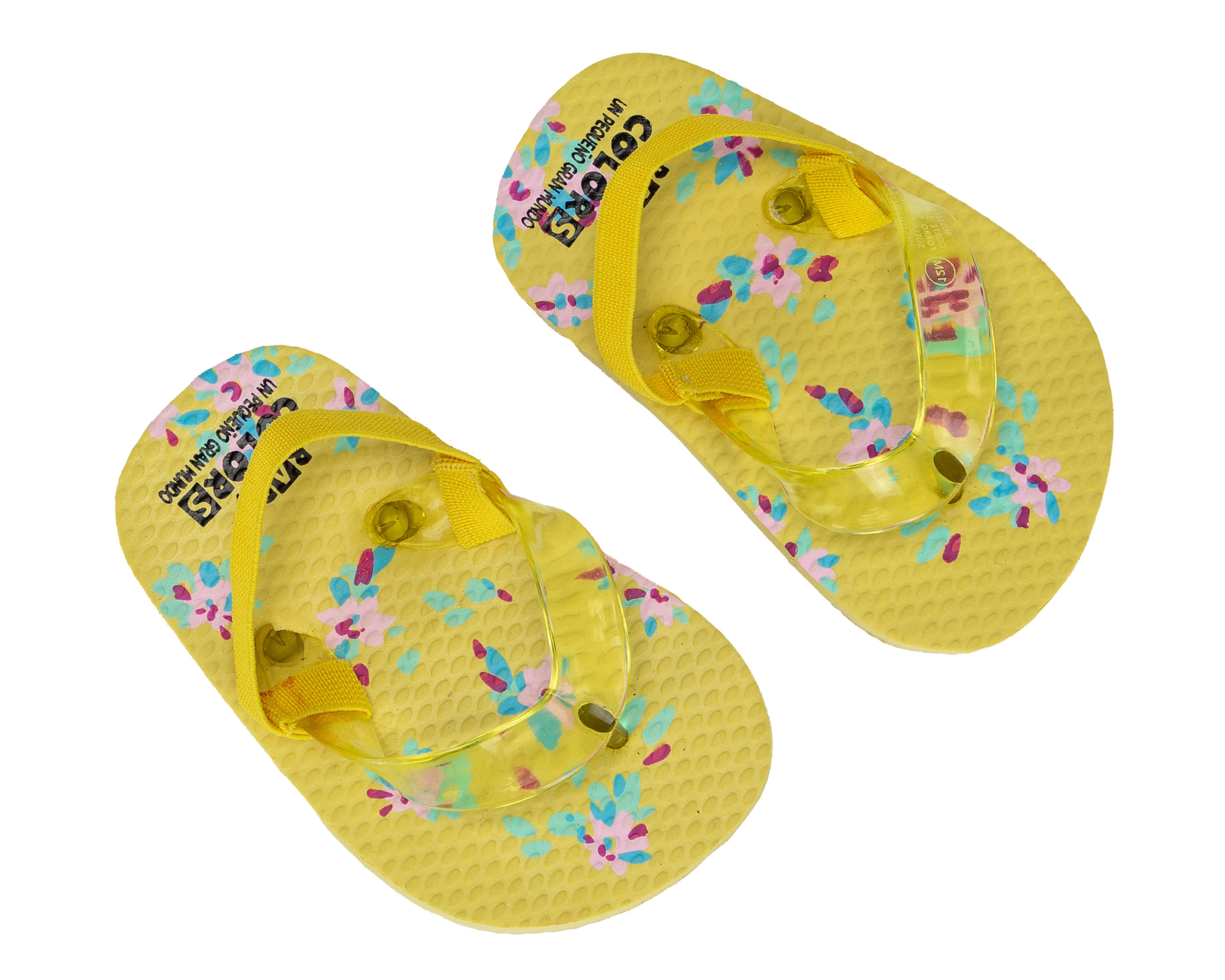 Foto 4 pulgar | Sandalias de Playa Baby Colors para Bebé Niña