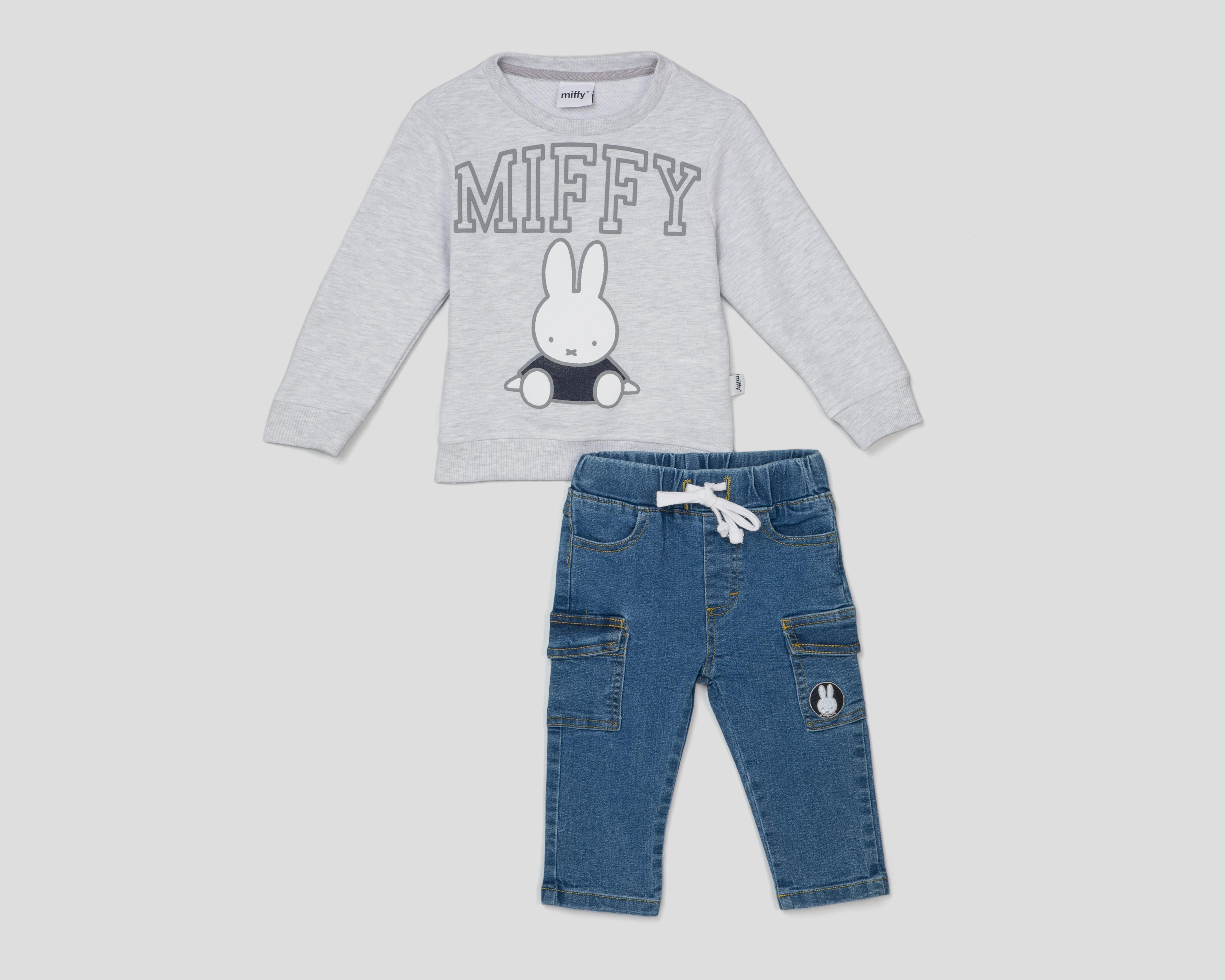 Foto 2 pulgar | Conjunto de Suéter y Pantalón Miffy para Niño