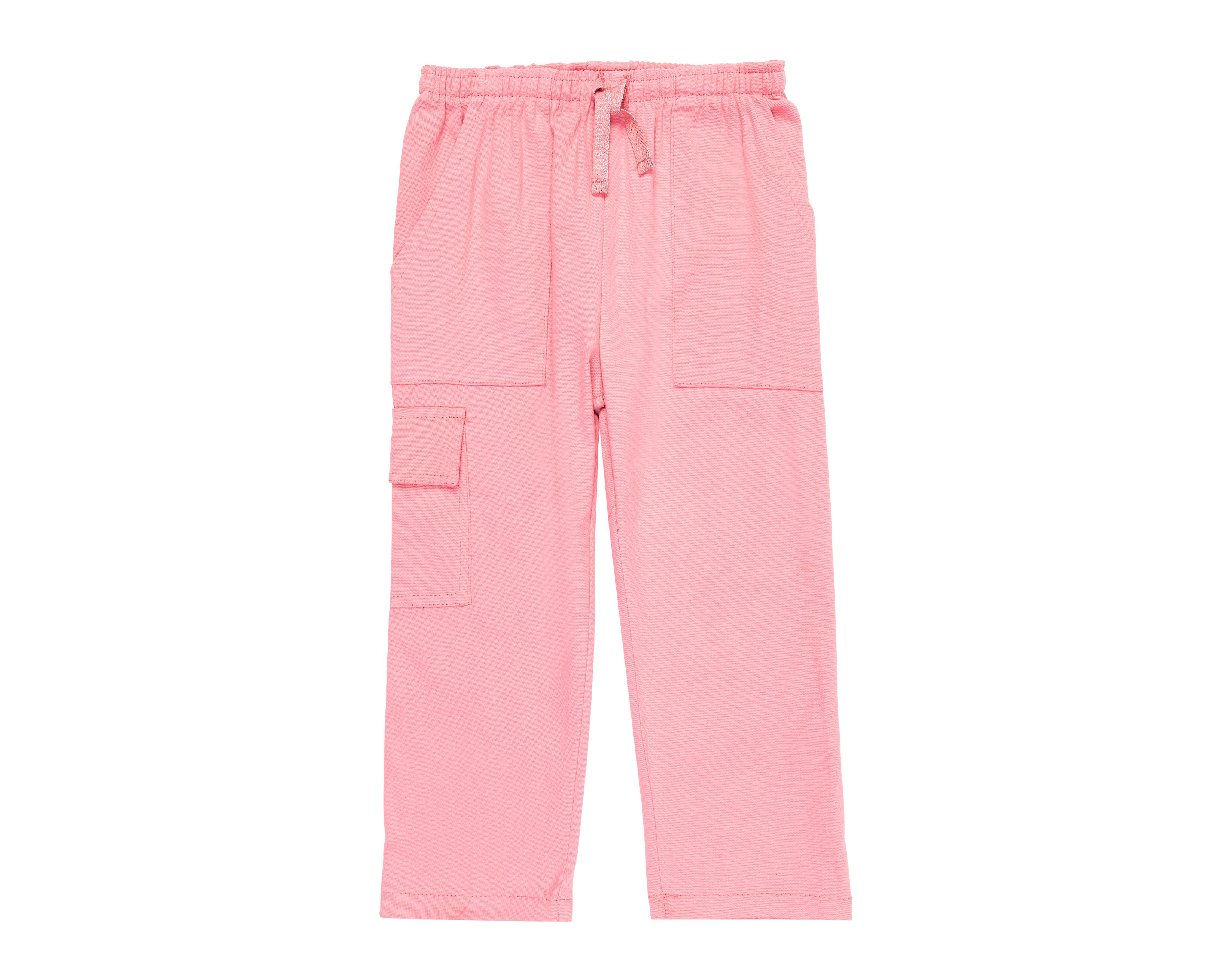 Foto 2 pulgar | Pantalón para Bebé Niña Baby Colors Rosa