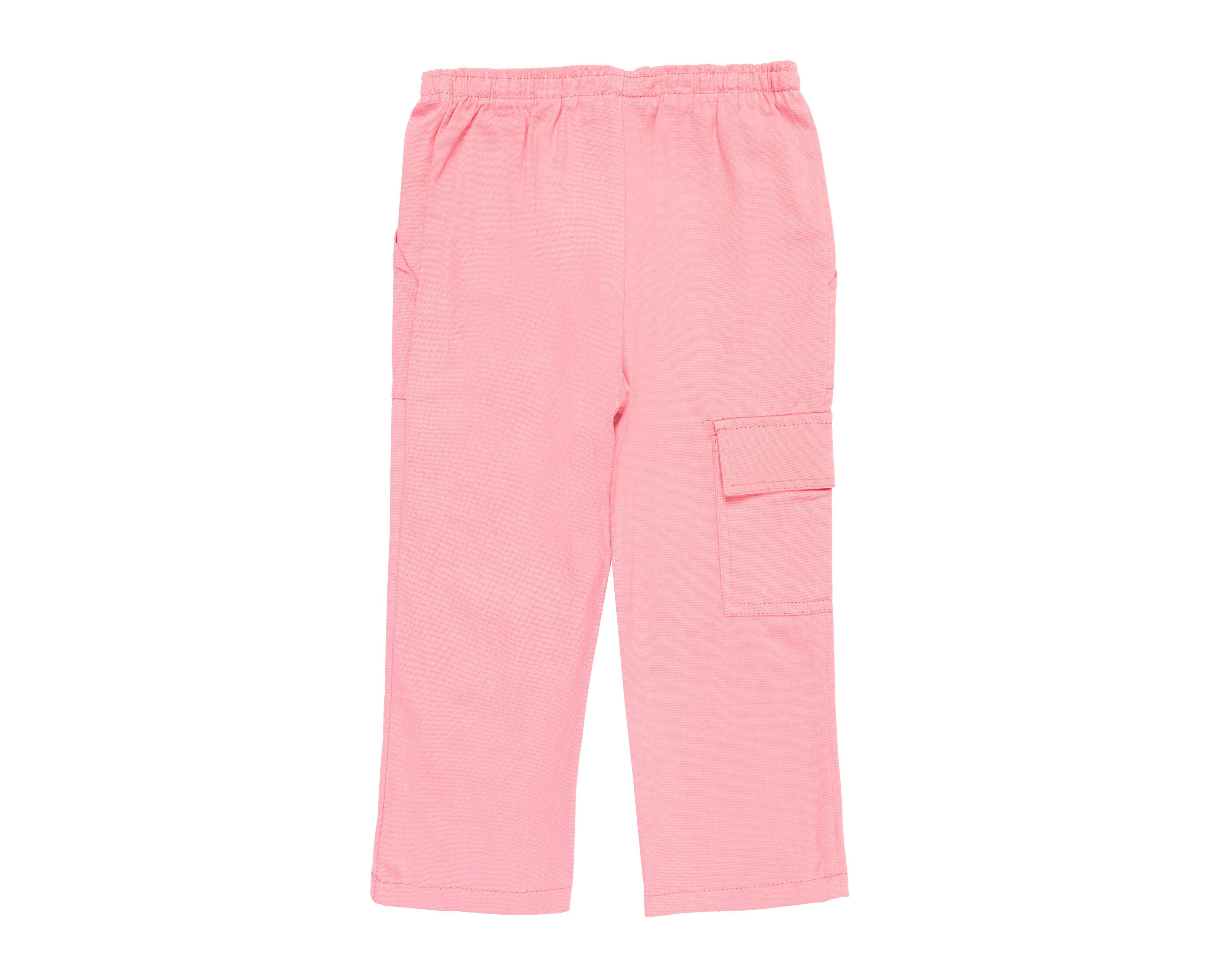 Foto 3 pulgar | Pantalón para Bebé Niña Baby Colors Rosa