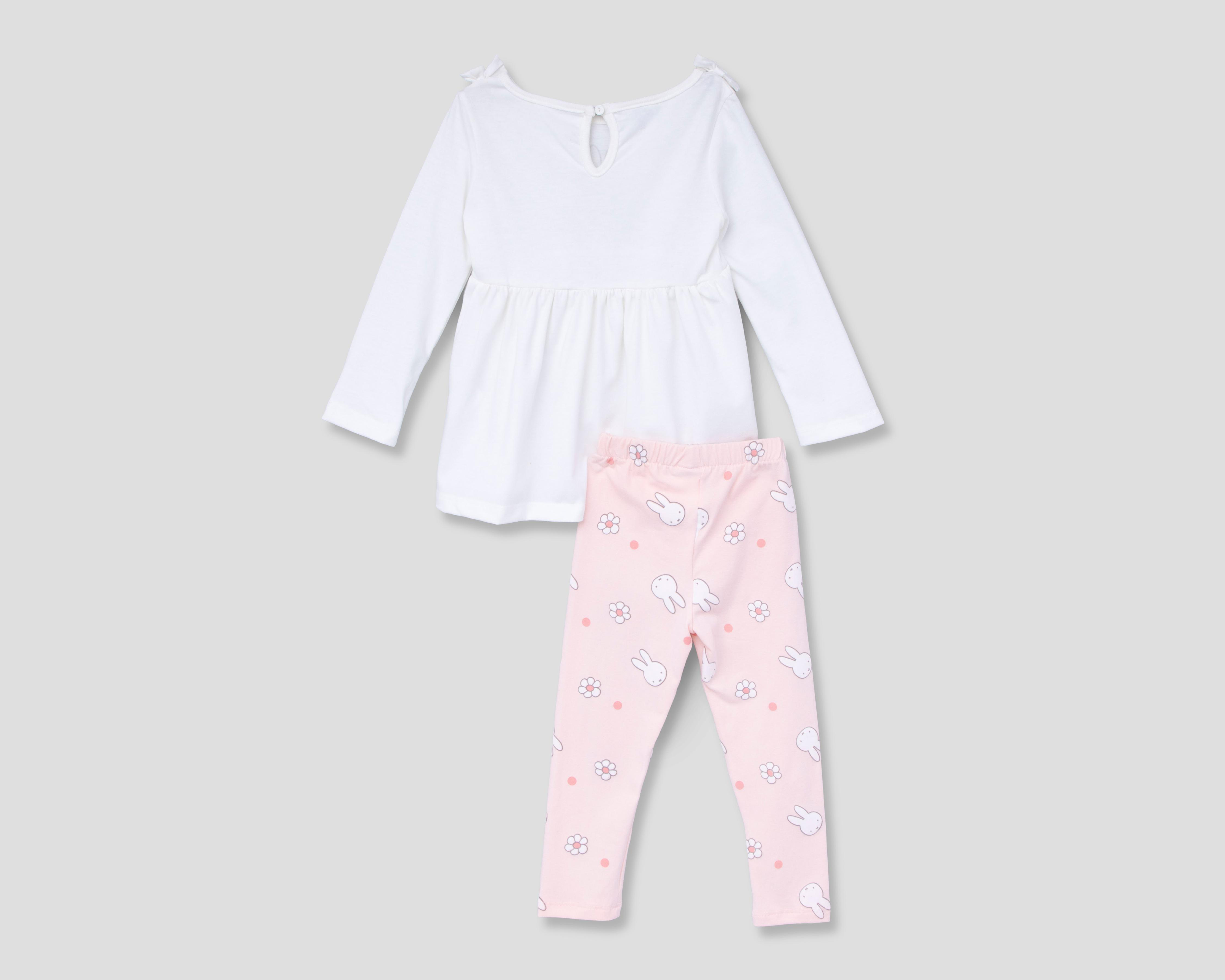 Foto 2 | Conjunto para Bebé Niña Miffy 2 Piezas