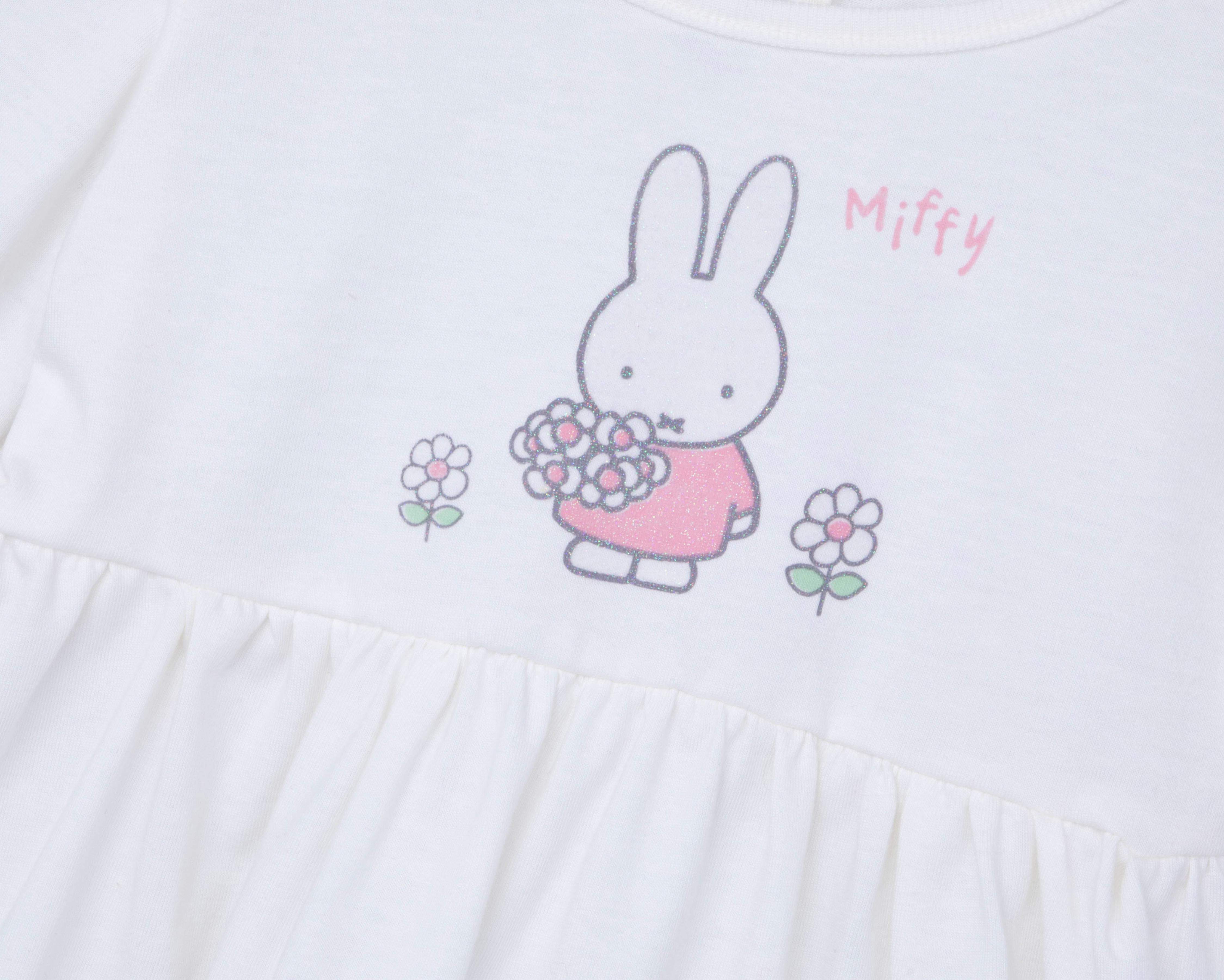 Foto 6 pulgar | Conjunto para Bebé Niña Miffy 2 Piezas