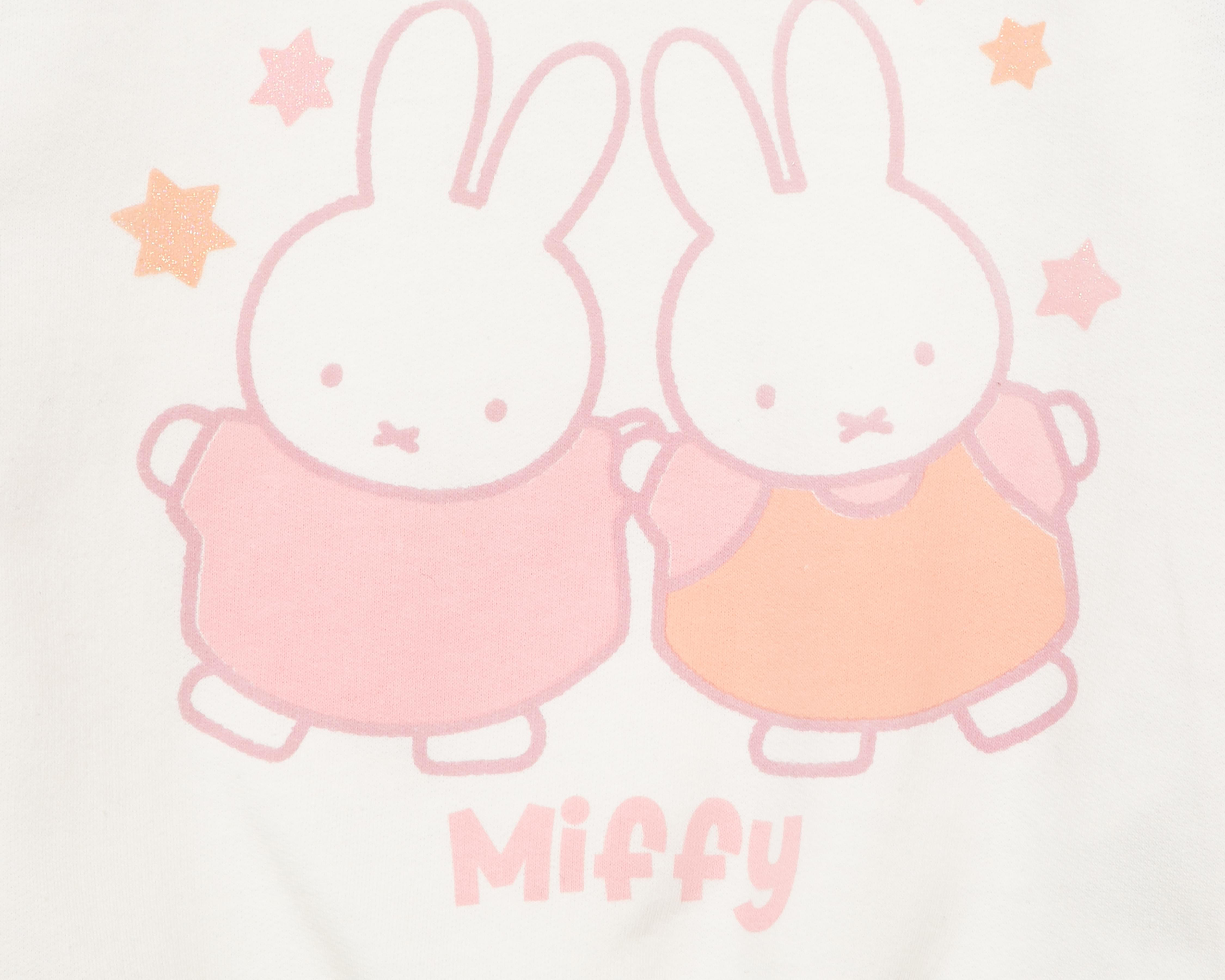 Foto 4 pulgar | Conjunto de Sudadera y Pants Miffy para Niña