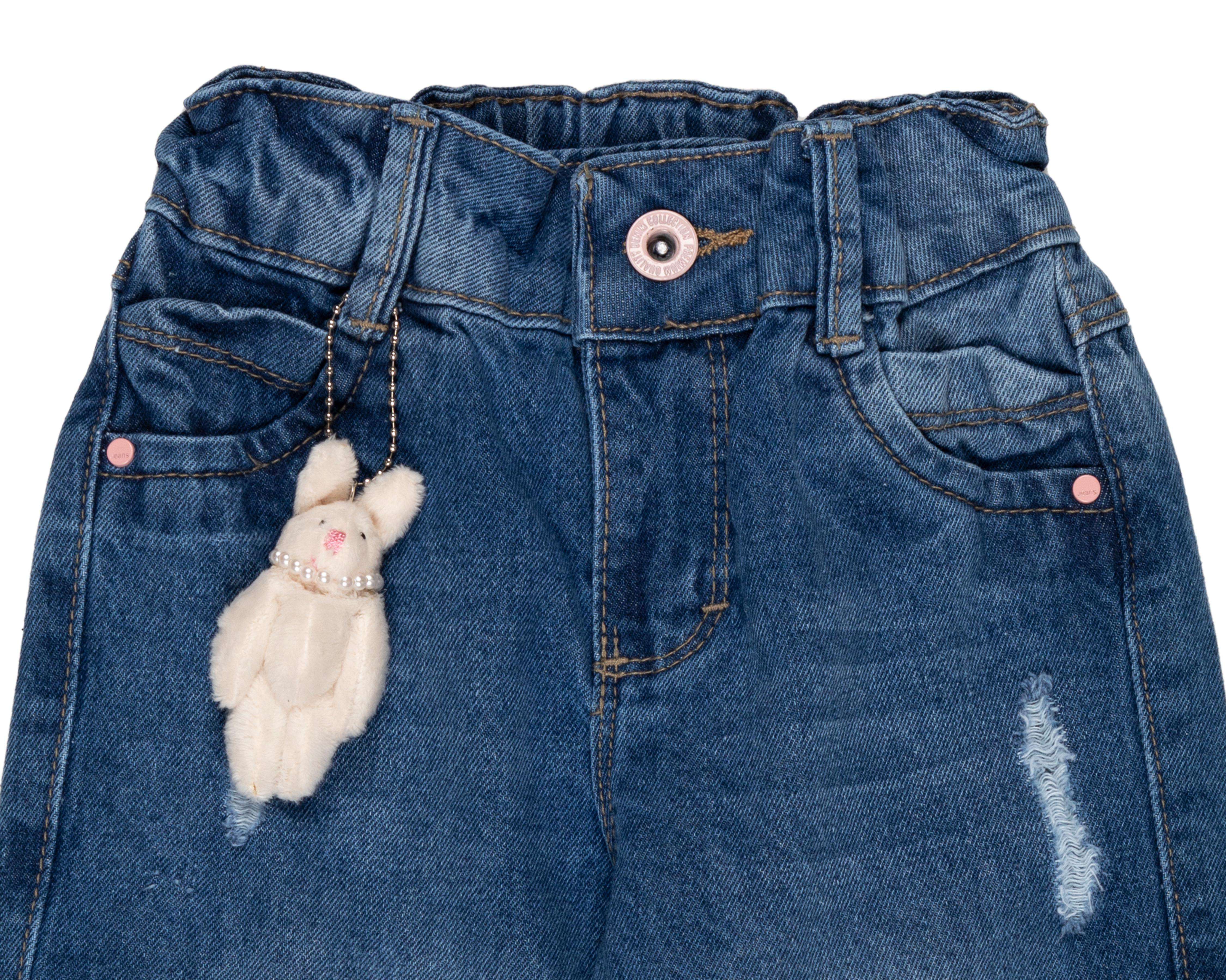 Foto 4 pulgar | Pantalón para Bebé Baby Colors Azul