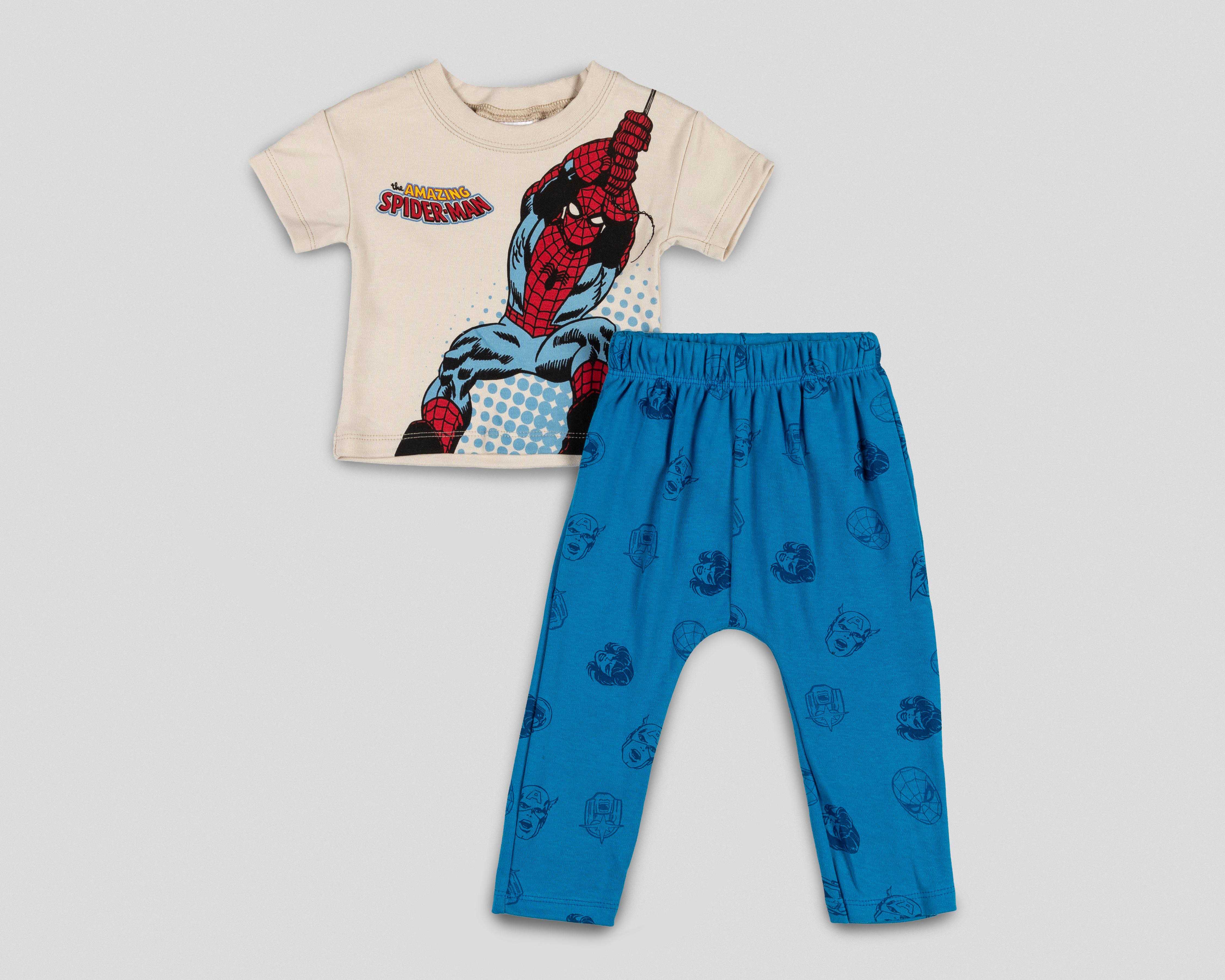 Foto 2 pulgar | Pijama para Bebé Niño de Spider-Man Marvel