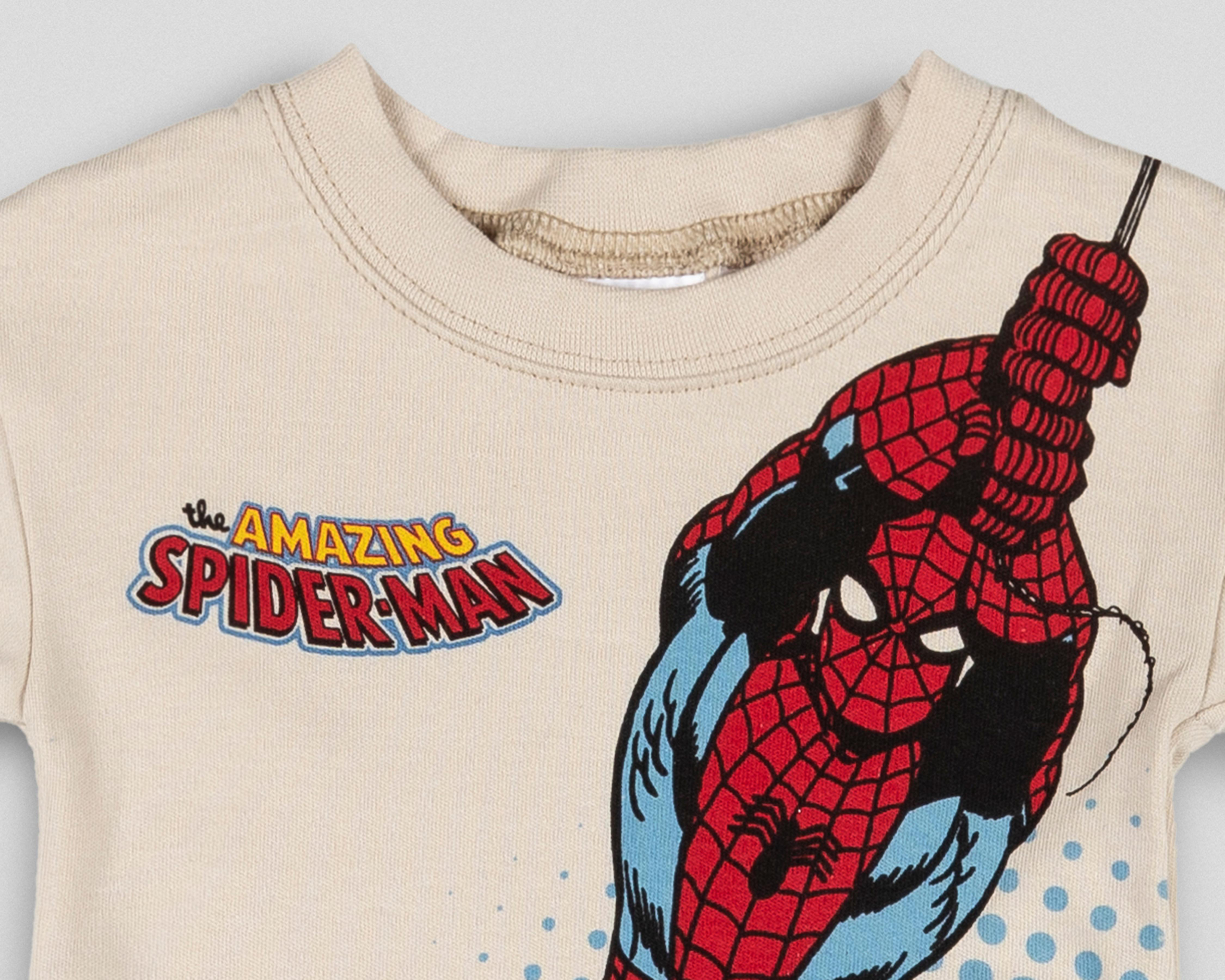 Foto 4 pulgar | Pijama para Bebé Niño de Spider-Man Marvel