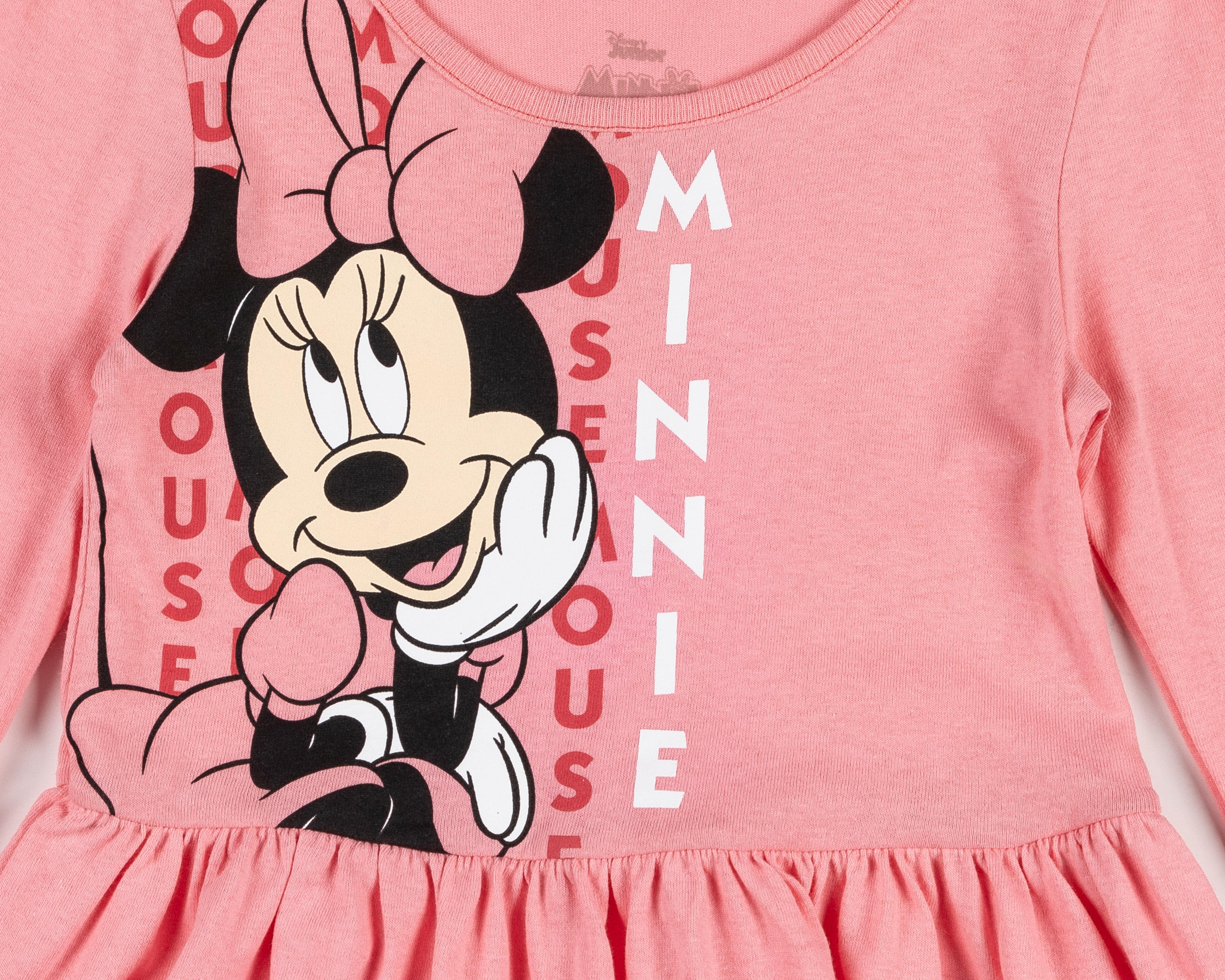 Foto 4 pulgar | Vestido Disney de Algodón Minnie Mouse