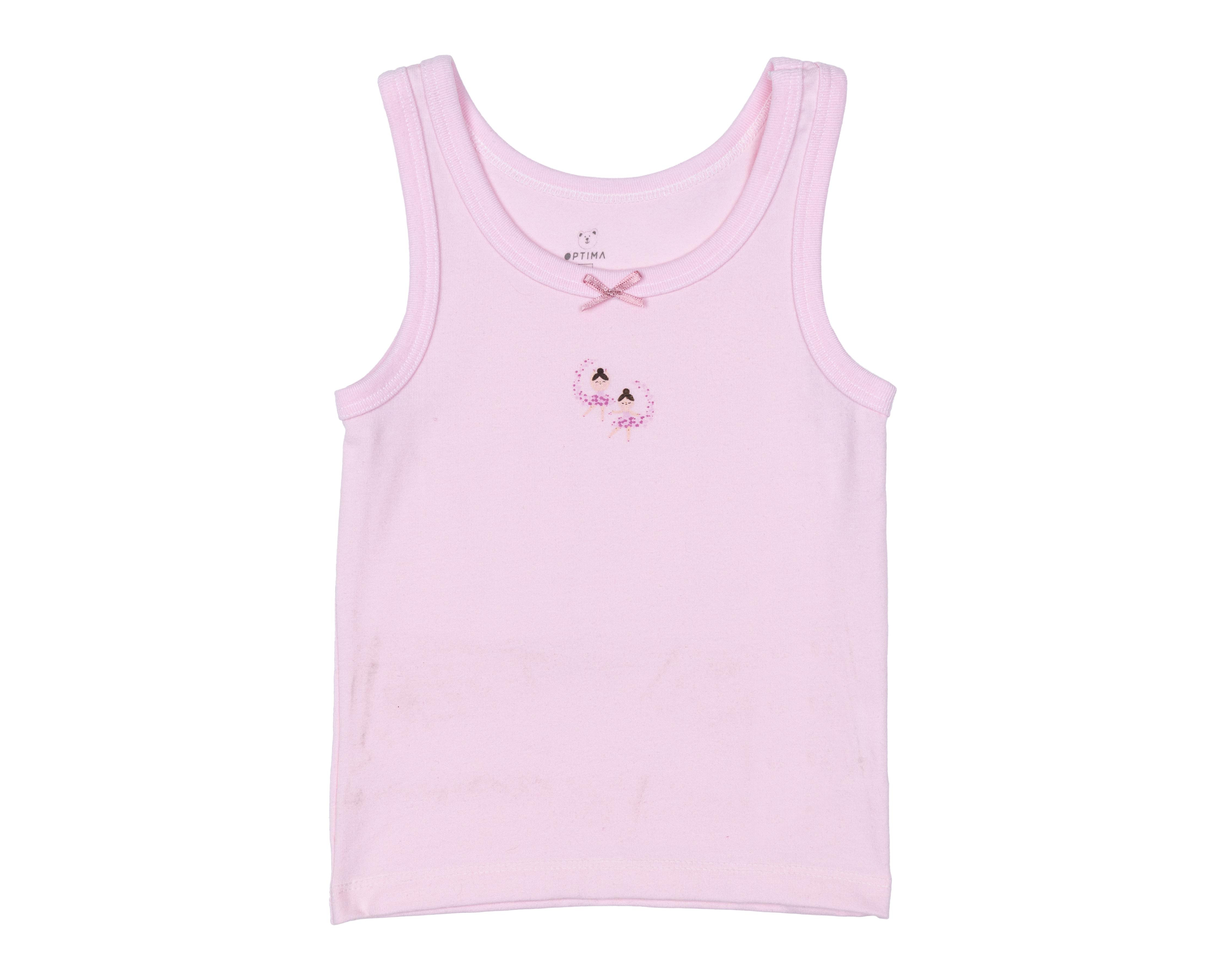 Foto 4 pulgar | Camiseta Interior Baby Optima para Niña 3 Piezas