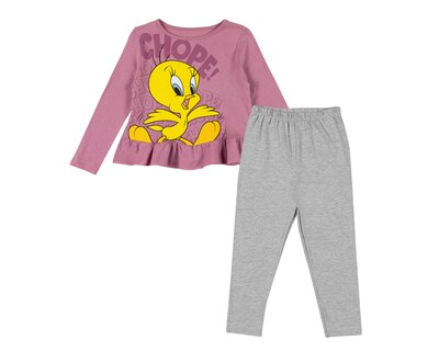 Foto 1 | Pijama para Bebé Niña Estampada Looney Tunes