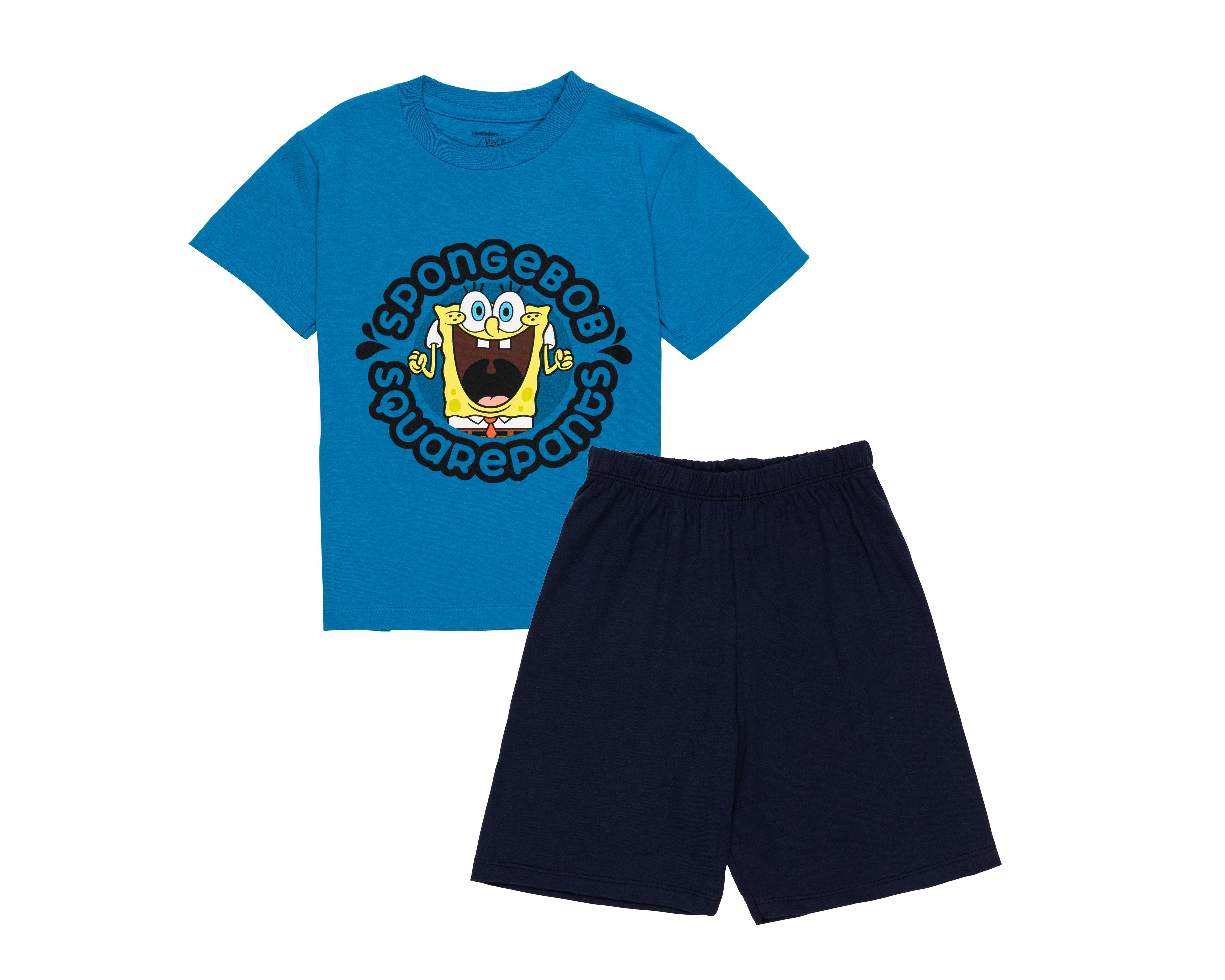 Foto 1 | Pijama para Bebé Niño Estampada Bob Esponja de Algodón