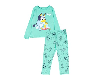 Foto 1 | Pijama de Algodón Bluey para Niño 2 Piezas