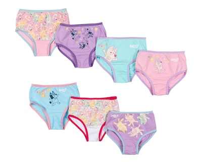 Foto 1 | Pantaleta Bluey para Niña 7 Piezas