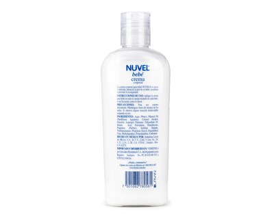 Foto 2 | Crema para Bebé Nuvel Hipoalergénica 250 ml